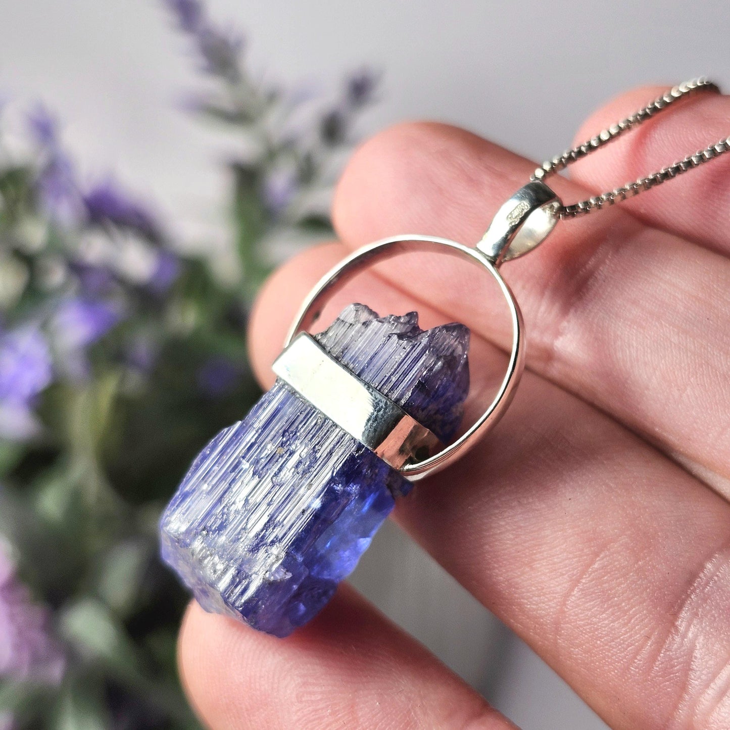 Blue Tanzanite Pendant
