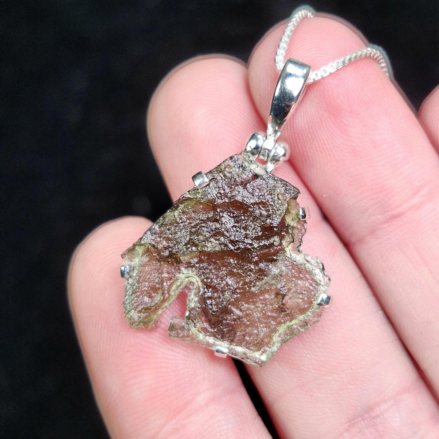 Moldavite Pendant