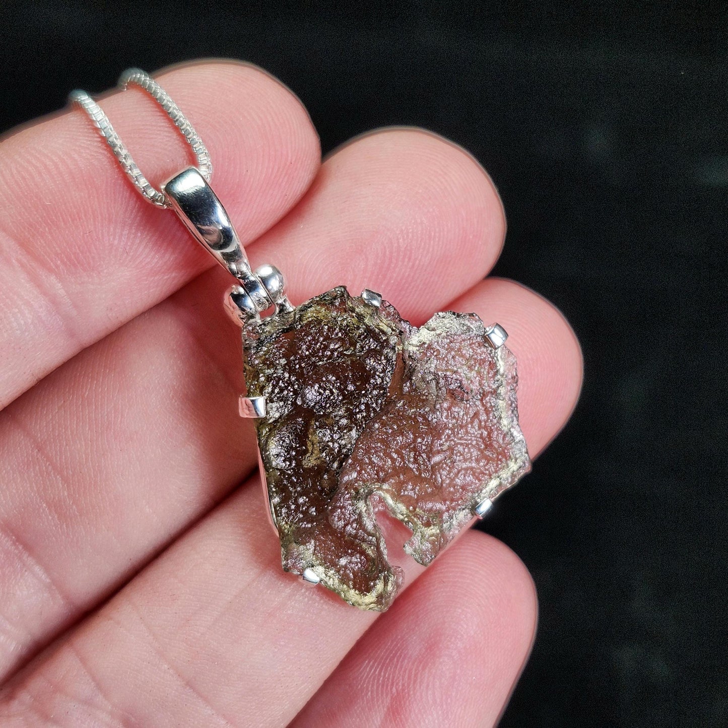 Moldavite Pendant