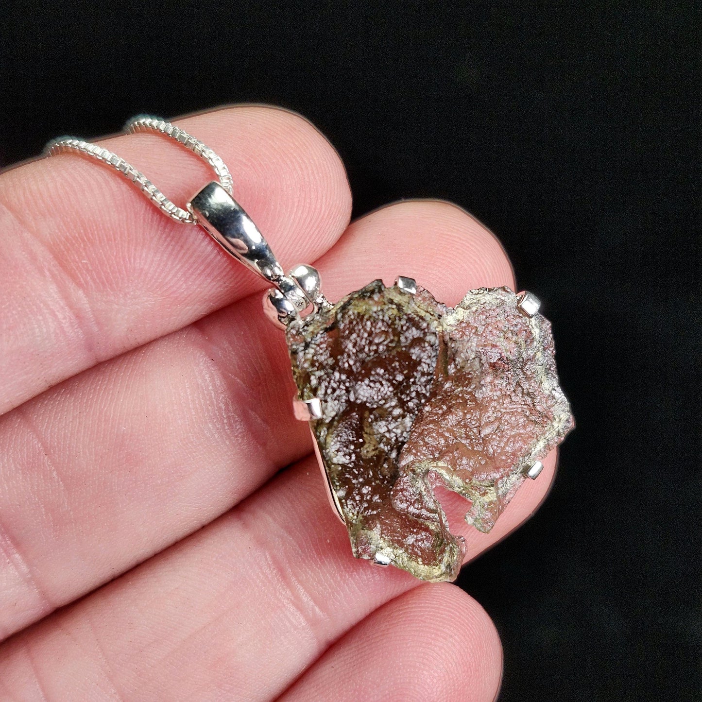 Moldavite Pendant