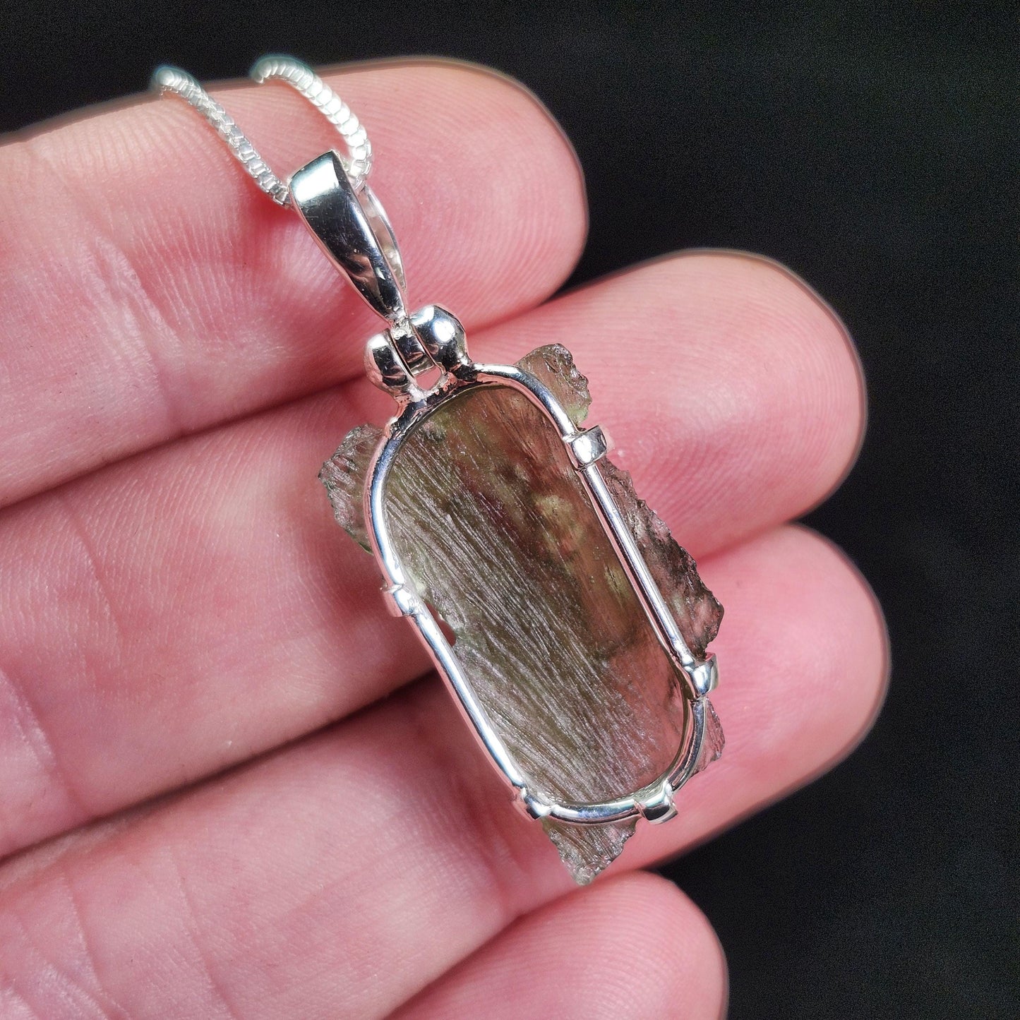Moldavite Pendant