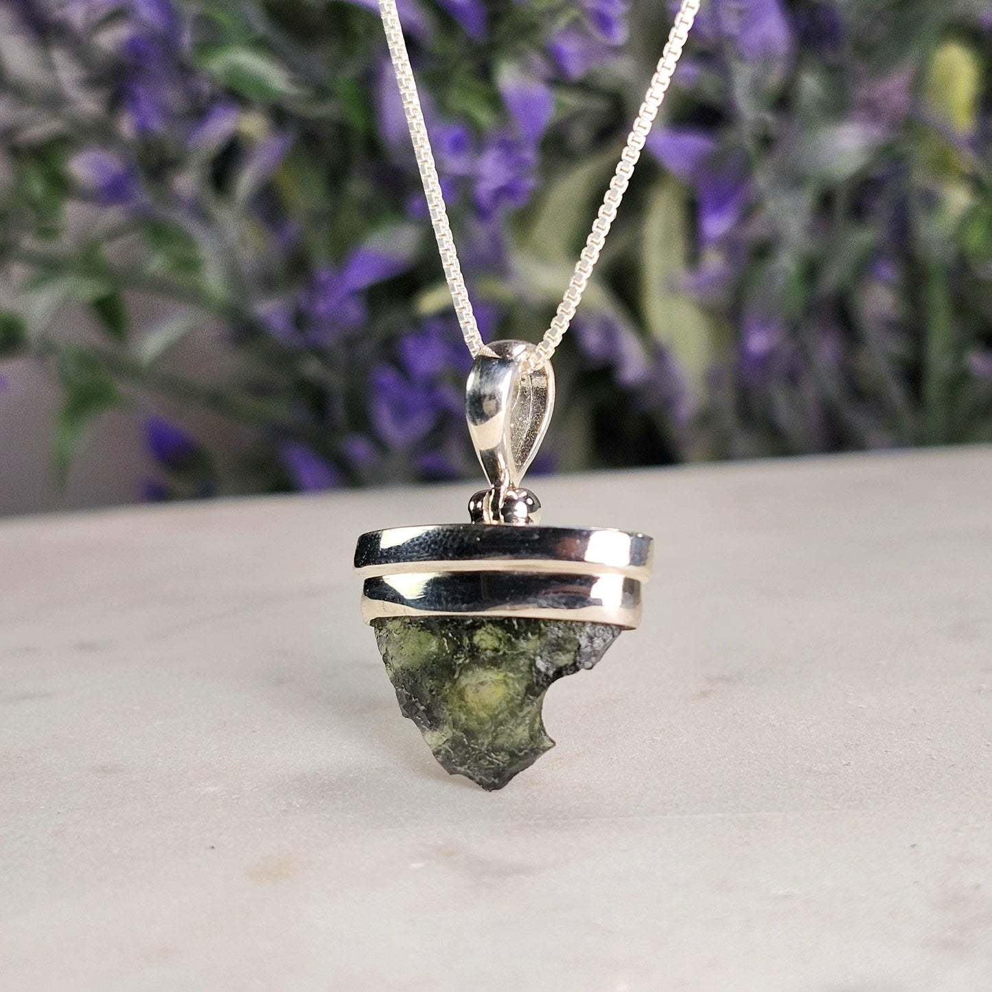 Moldavite Pendant