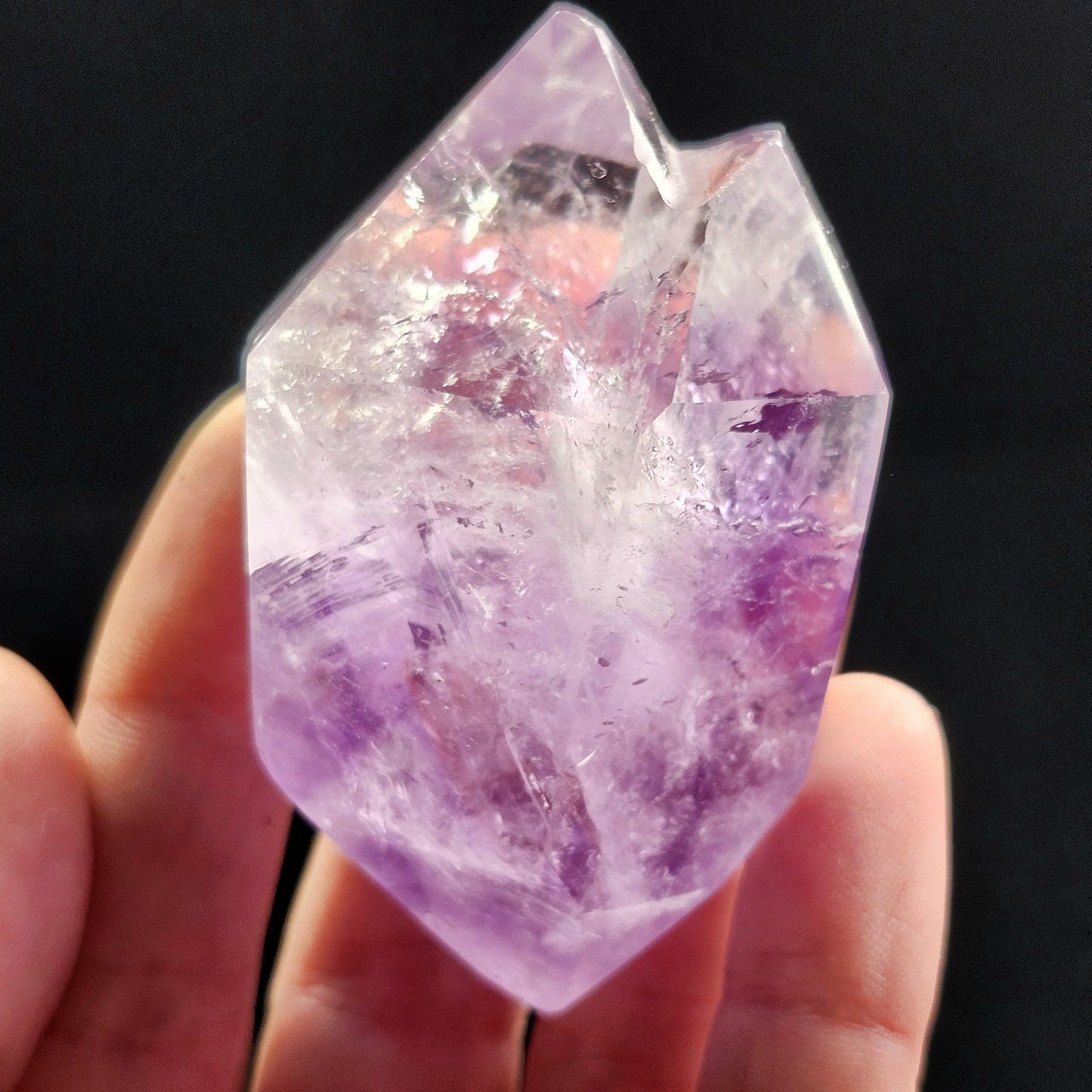 TWINNED Amethyst Crystal