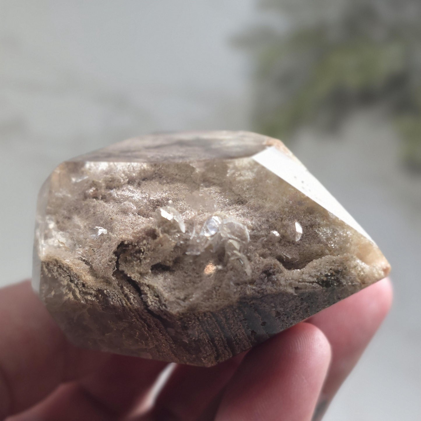Thousand Layer Lodolite Crystal