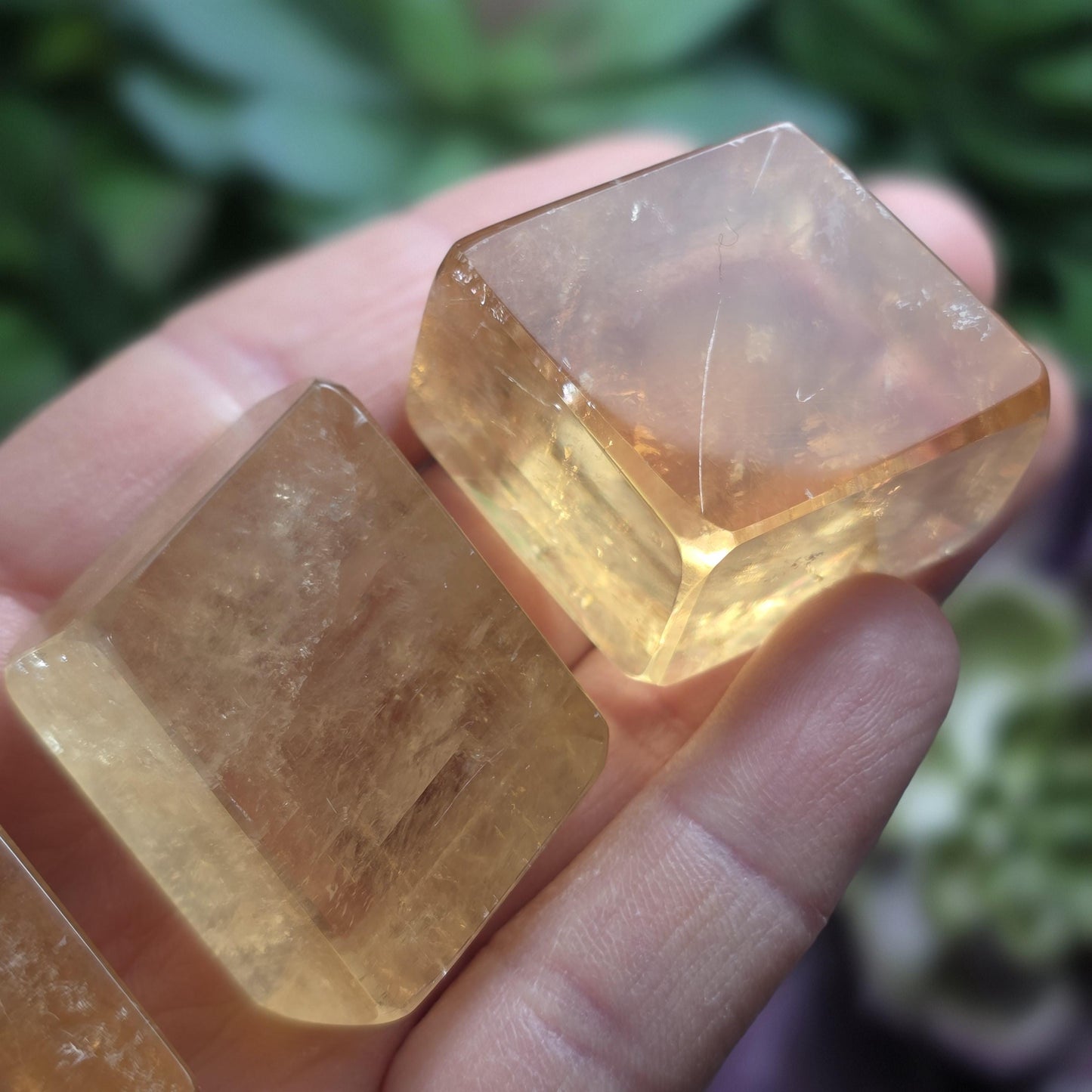 Golden Optical Calcite Crystal