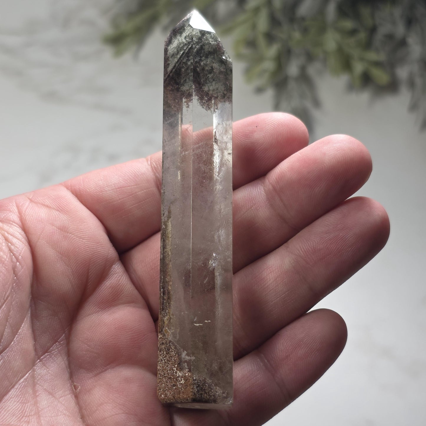 Polished Garden Quartz Crystal