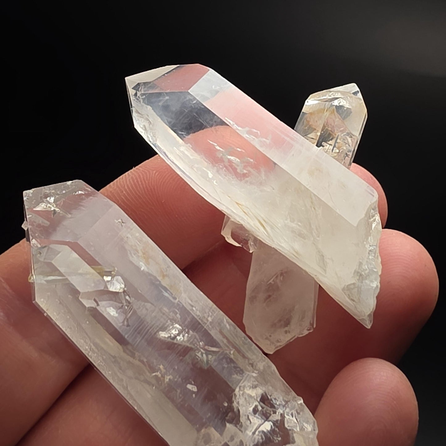 Blue Needle Lemurian Crystals