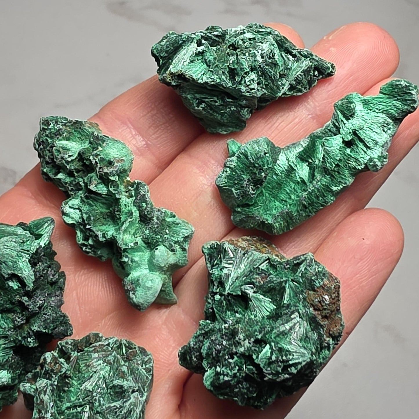 Fibrous Malachite