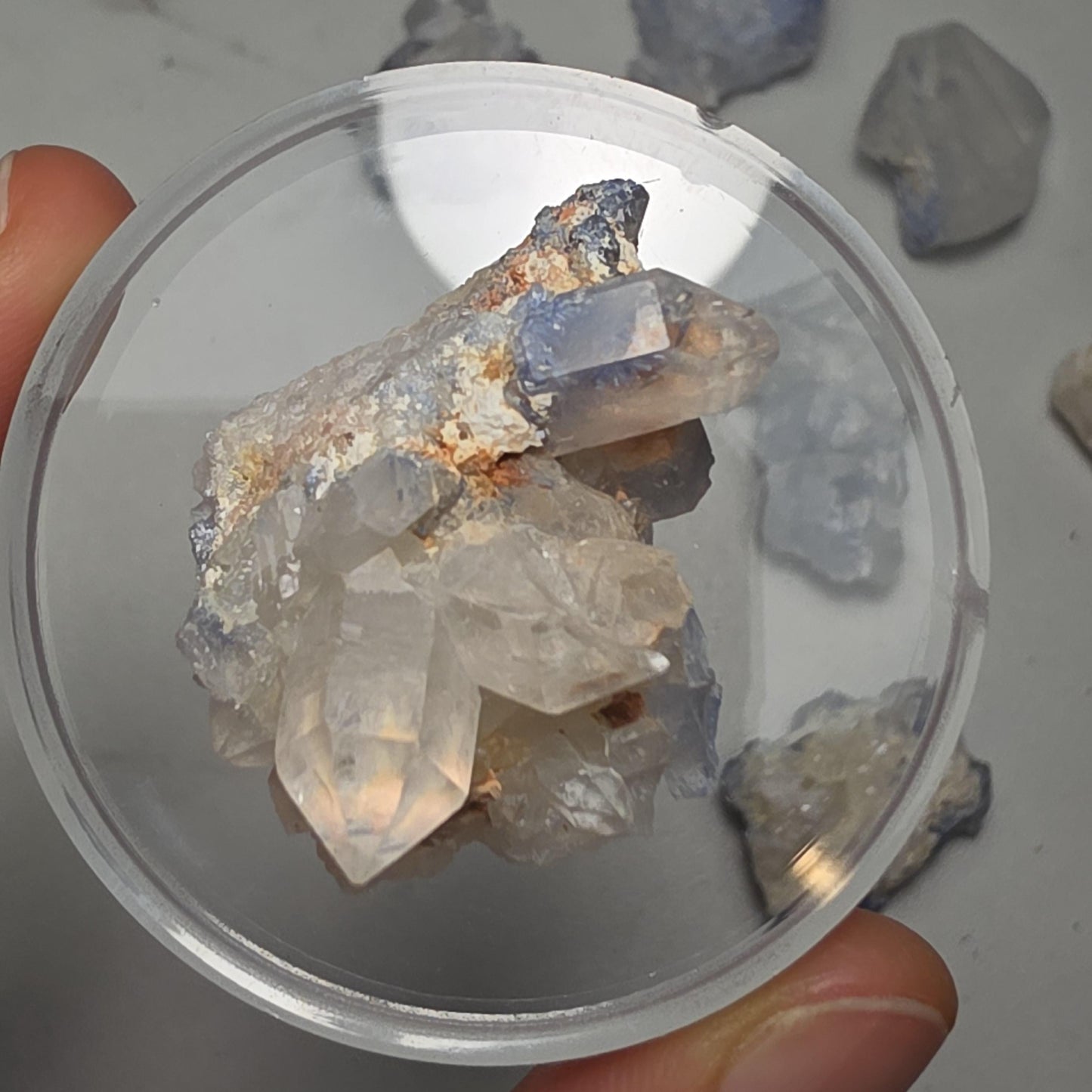 Fibrous Periwinkle Dumortierite Crystal