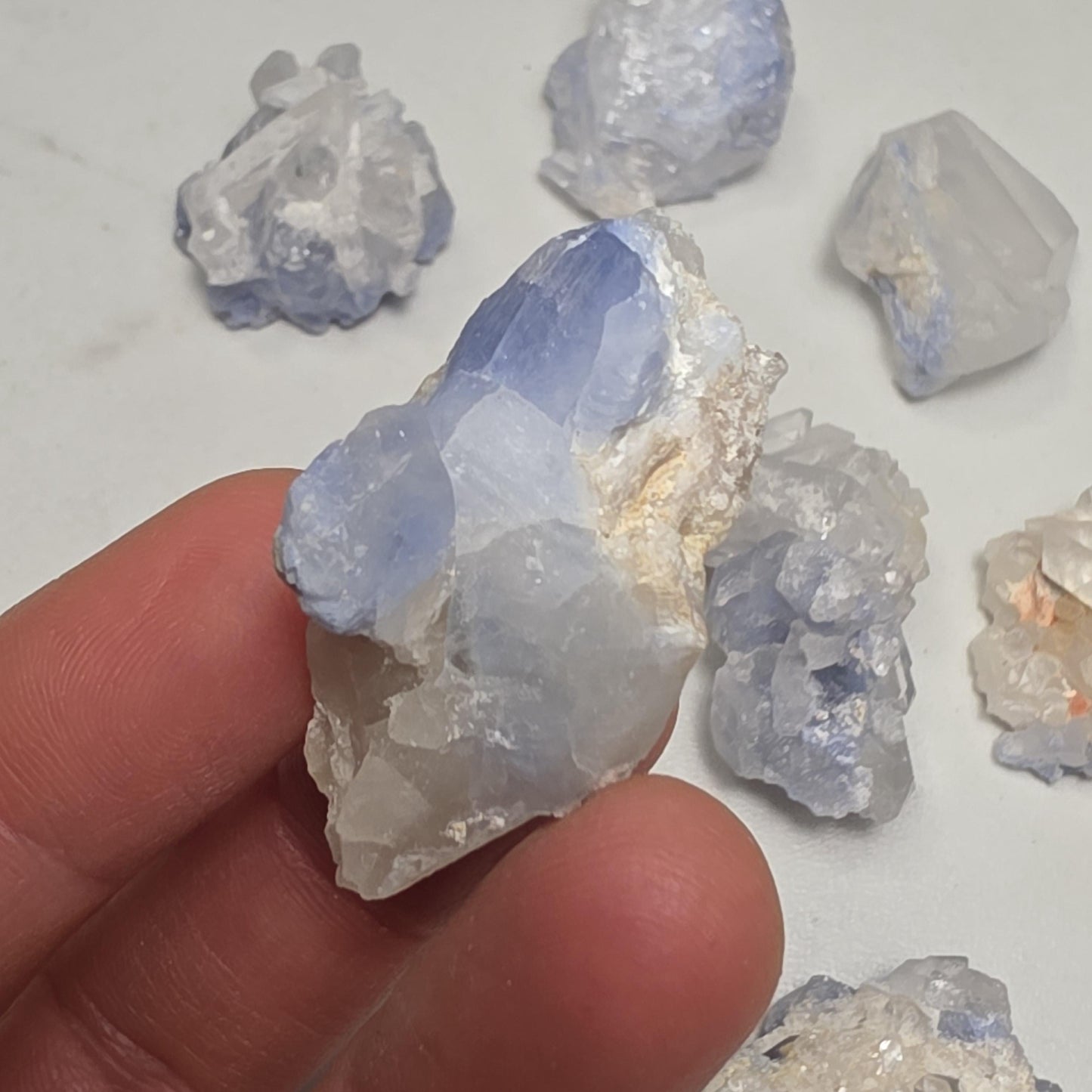 Fibrous Periwinkle Dumortierite Crystal