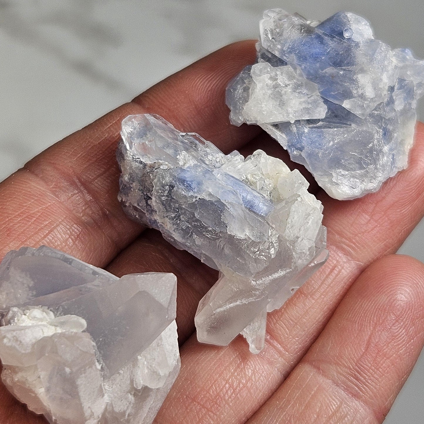 Fibrous Periwinkle Dumortierite Crystal