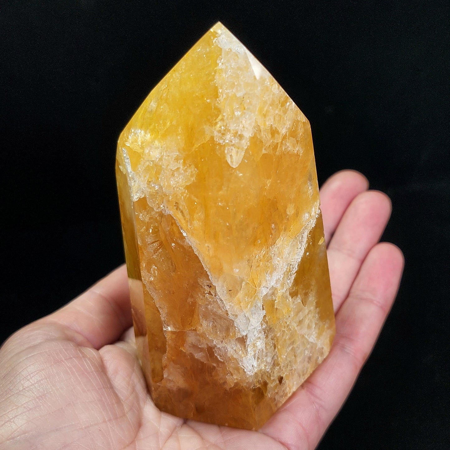 Golden Healer Quartz Tower
