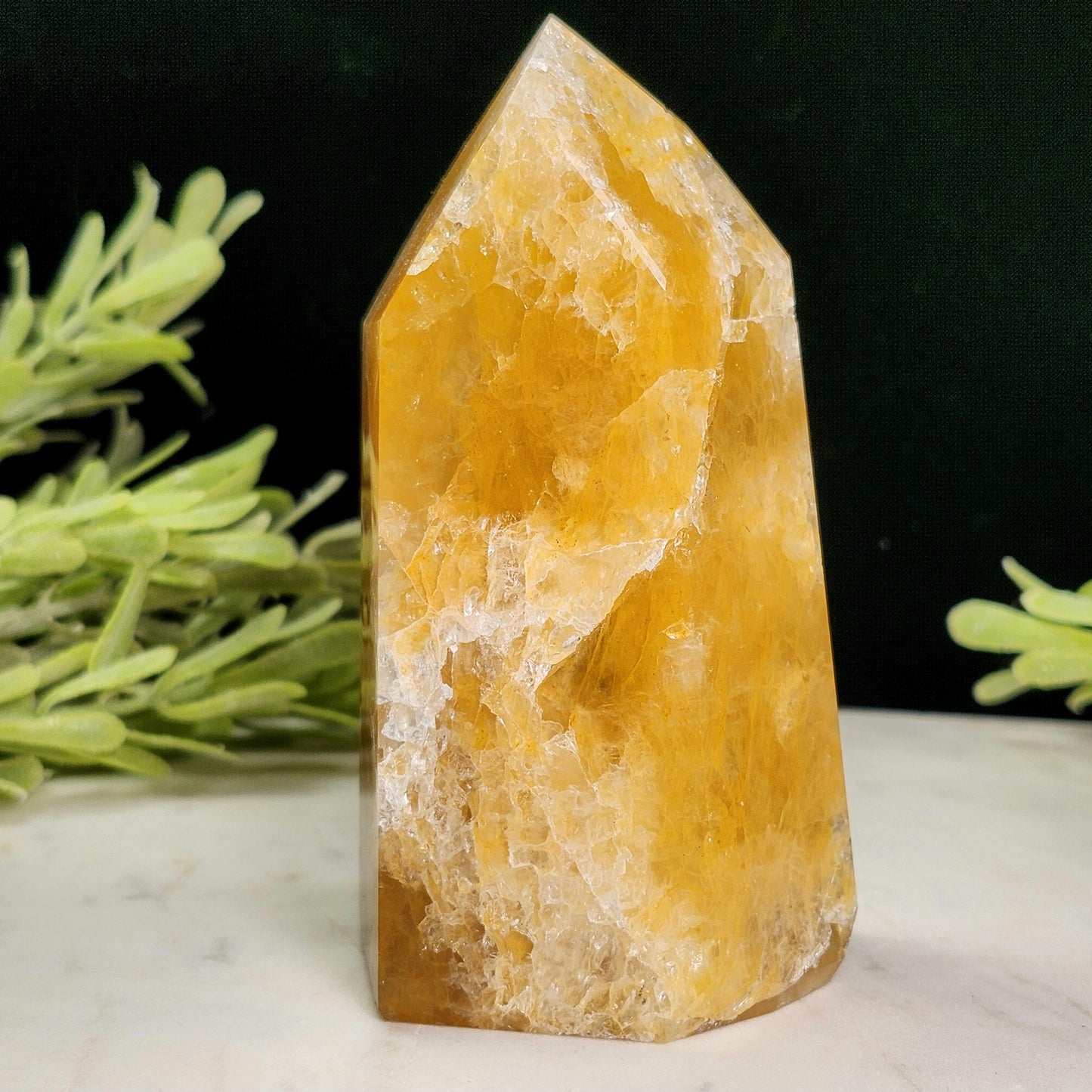Golden Healer Quartz Tower