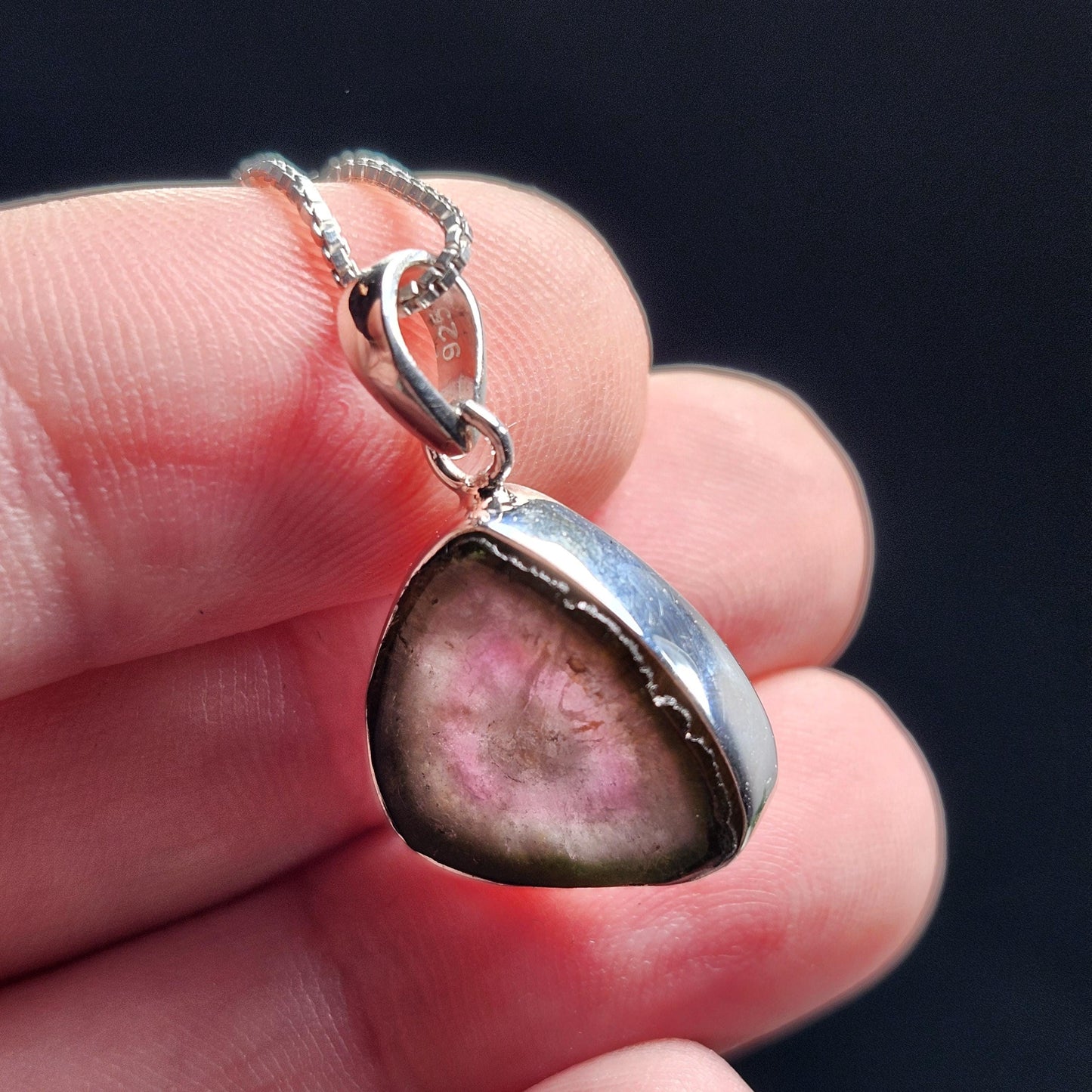 Watermelon Tourmaline Pendant