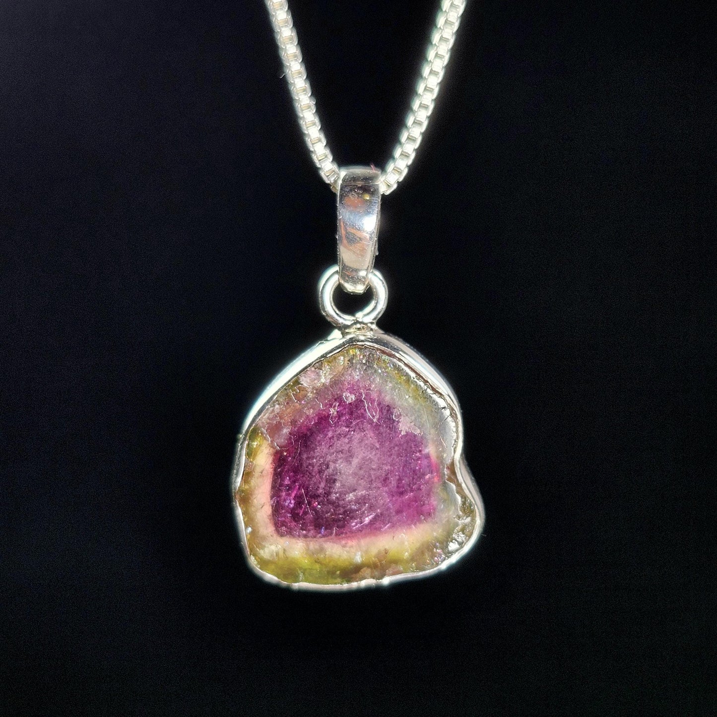 Watermelon Tourmaline Pendant