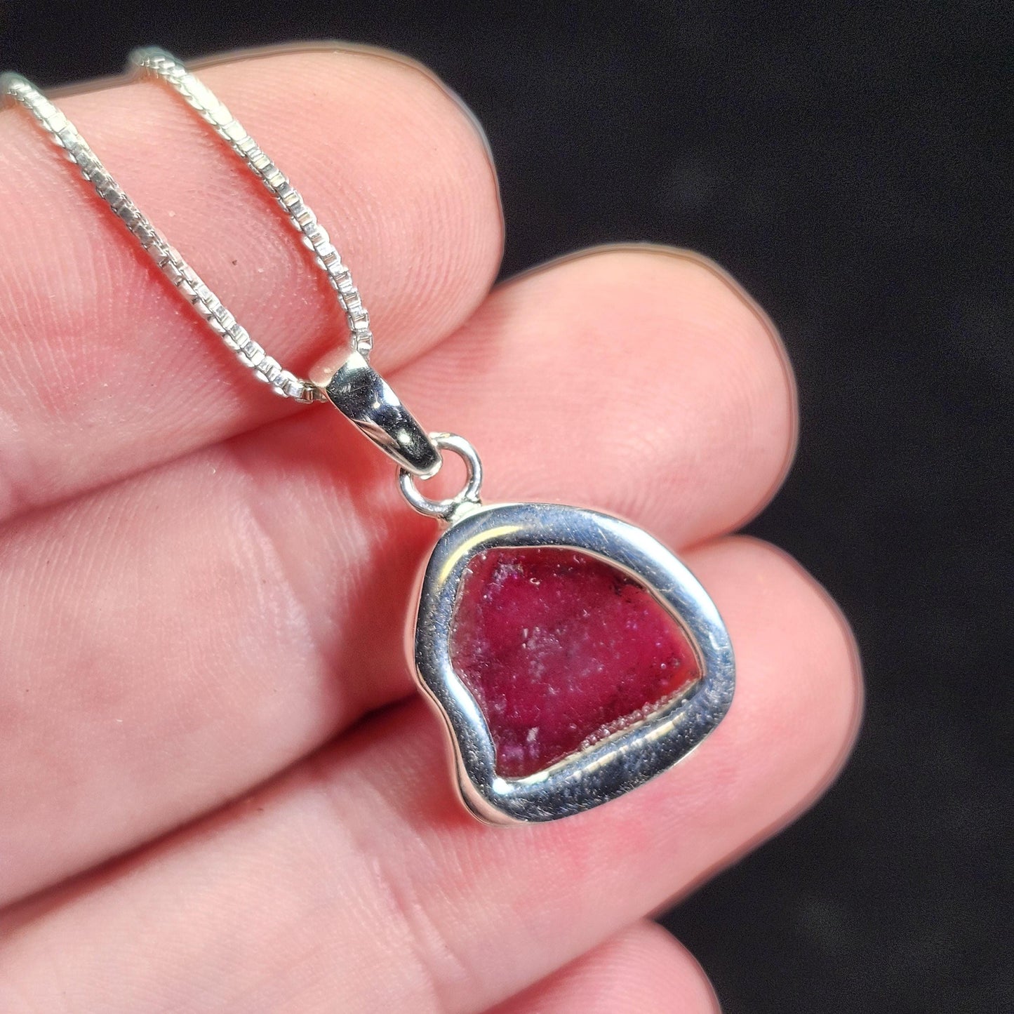 Watermelon Tourmaline Pendant