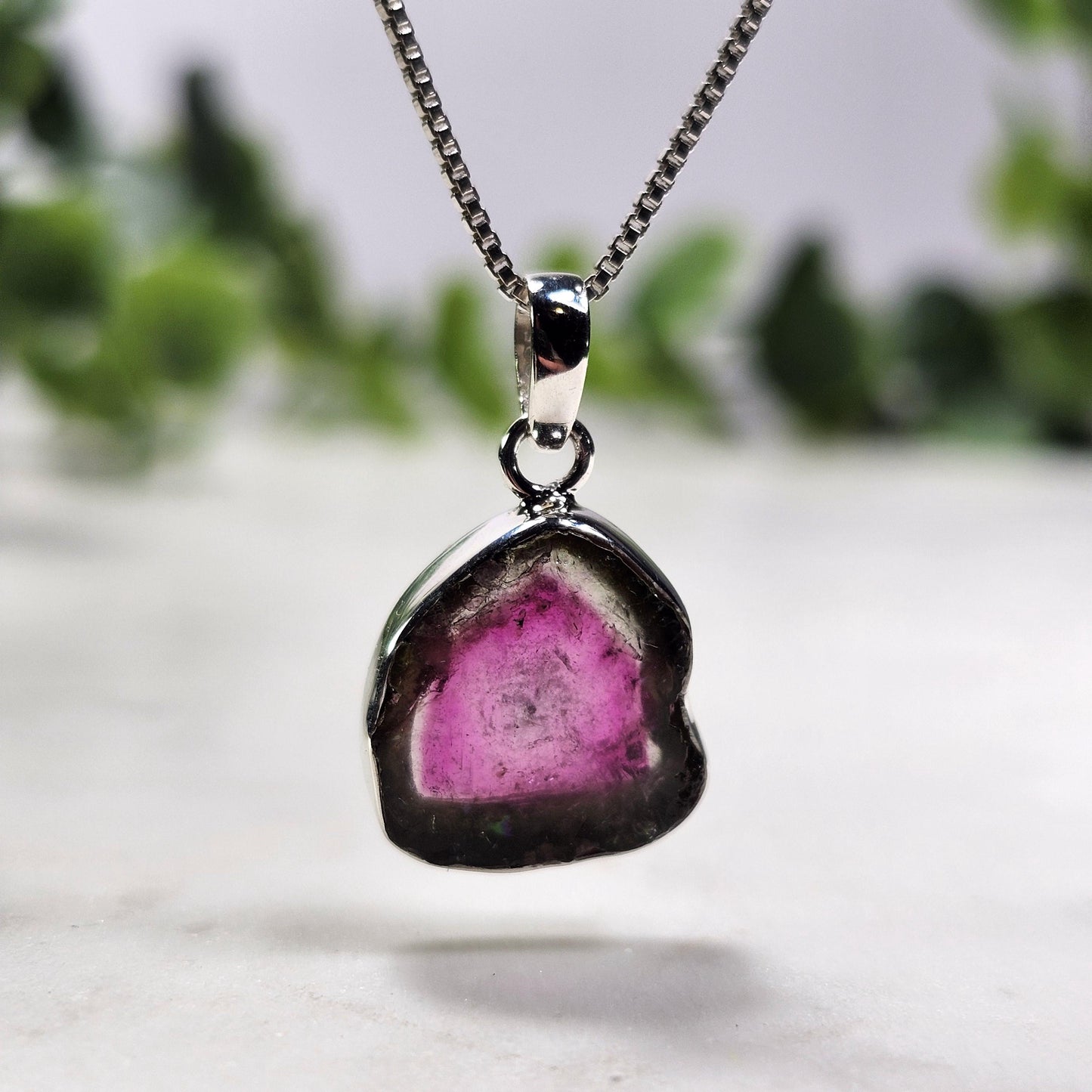 Watermelon Tourmaline Pendant