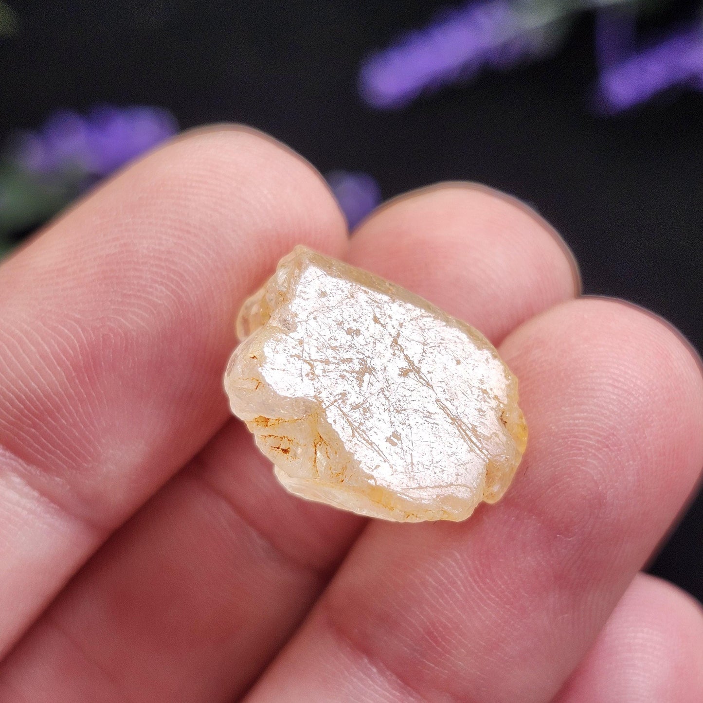 Golden Phenacite Crystal