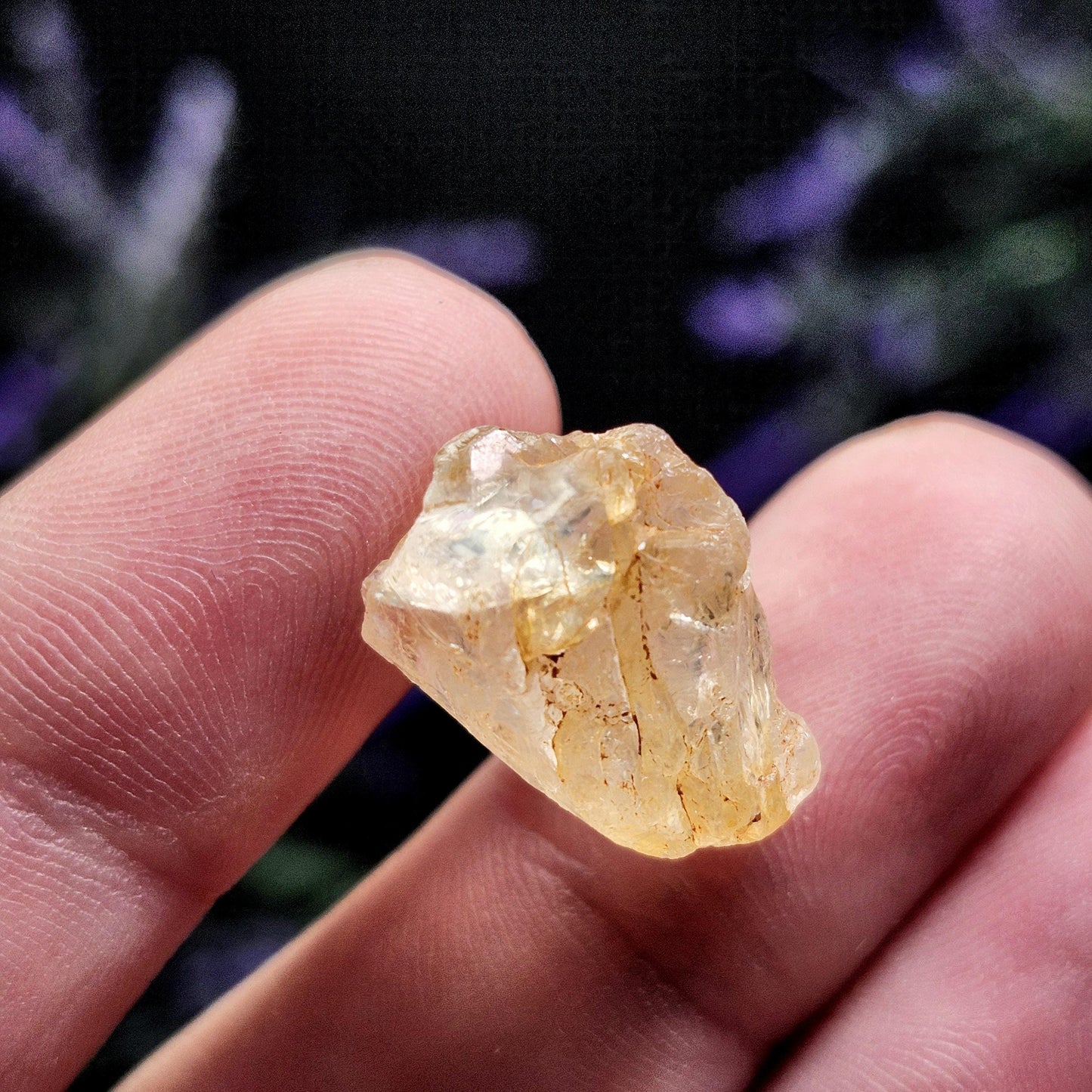 Golden Phenacite Crystal