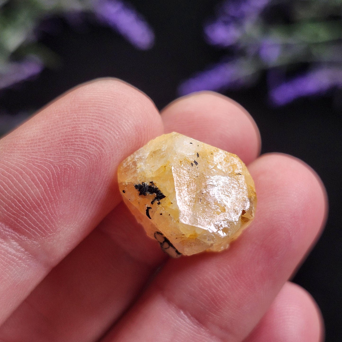 Golden Phenacite Crystal