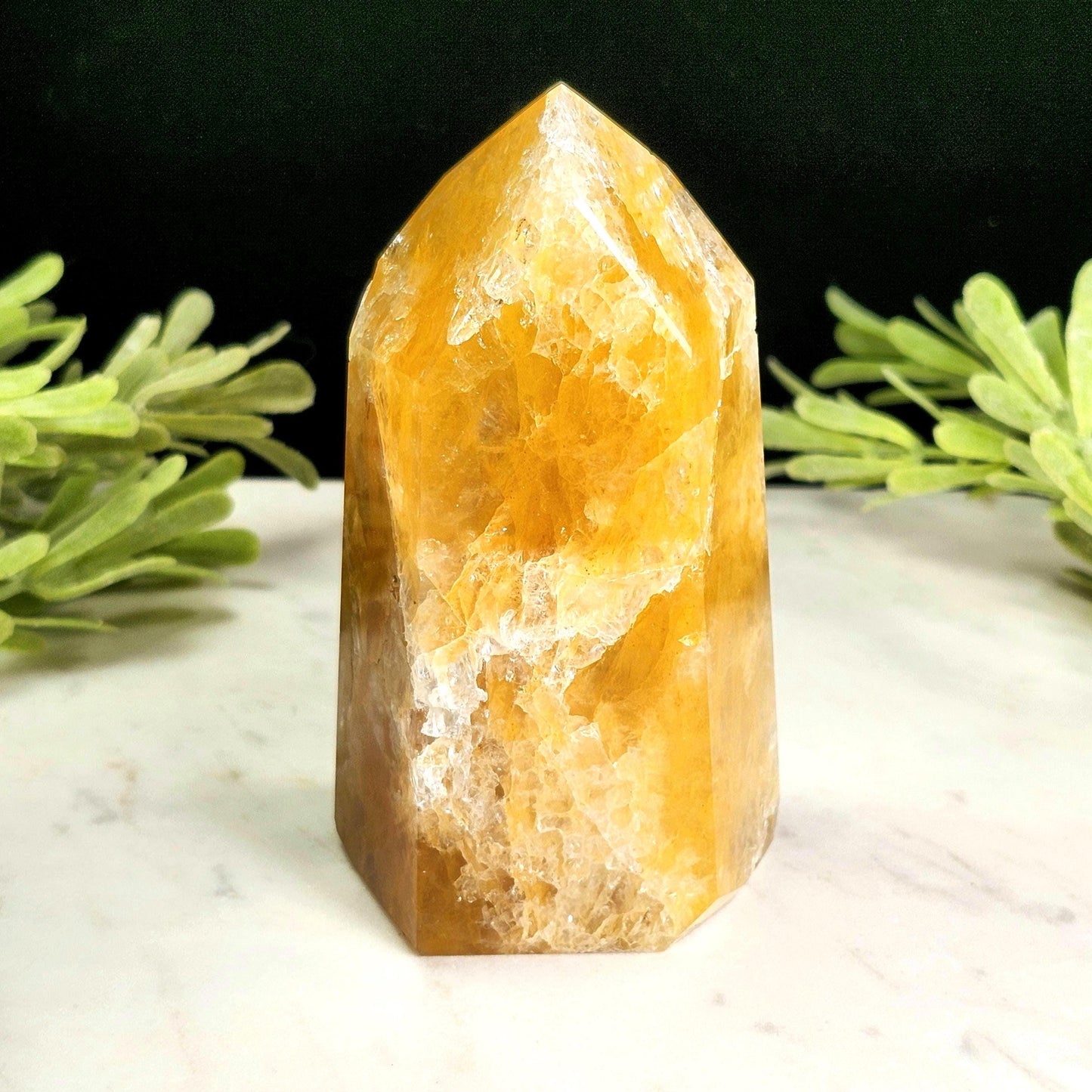 Golden Healer Quartz Tower