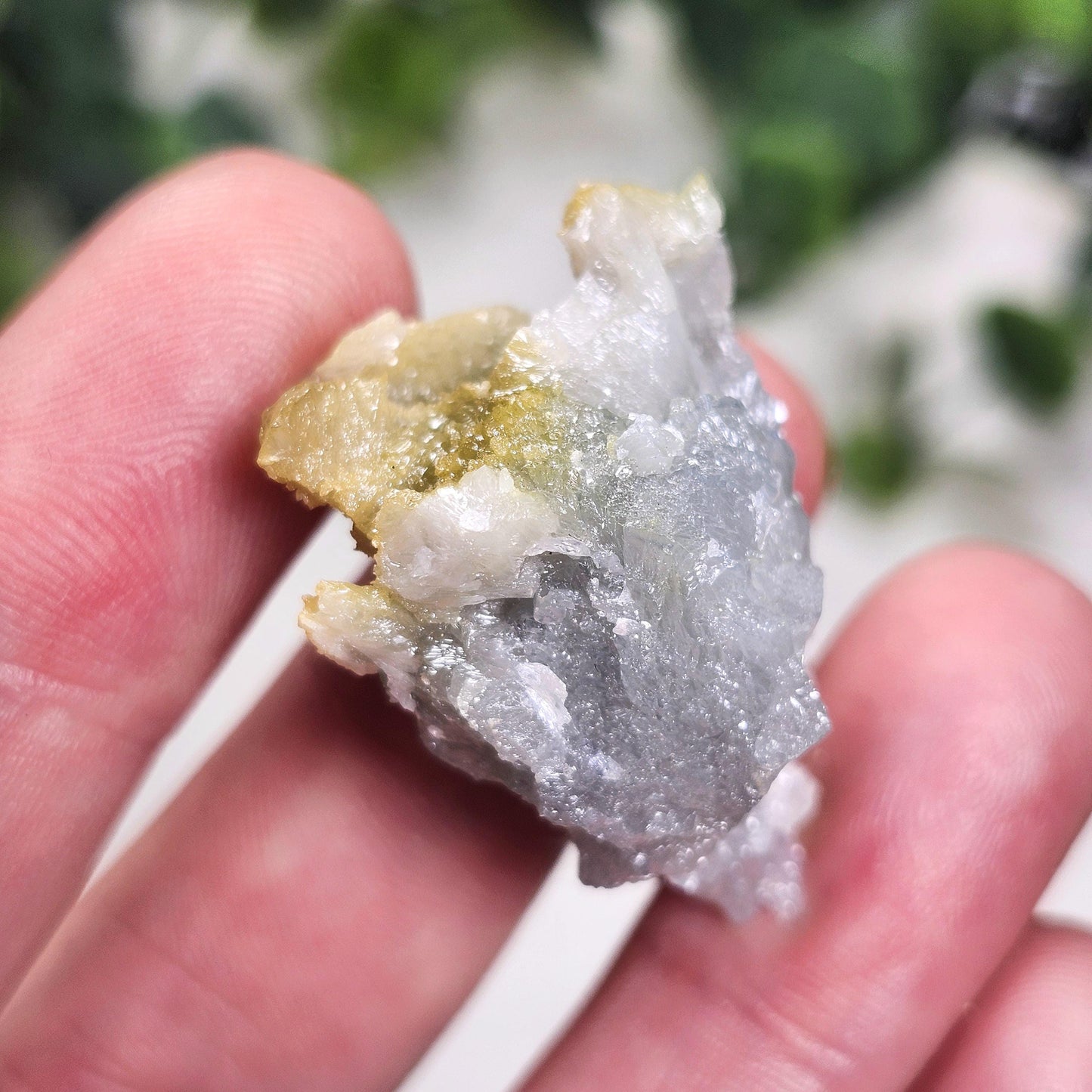 Bi Color Zincite Crystal