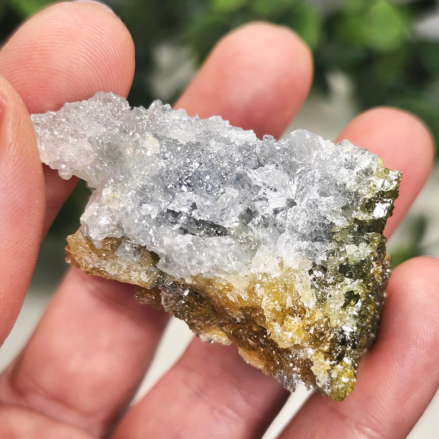 Bi Color Zincite Crystal