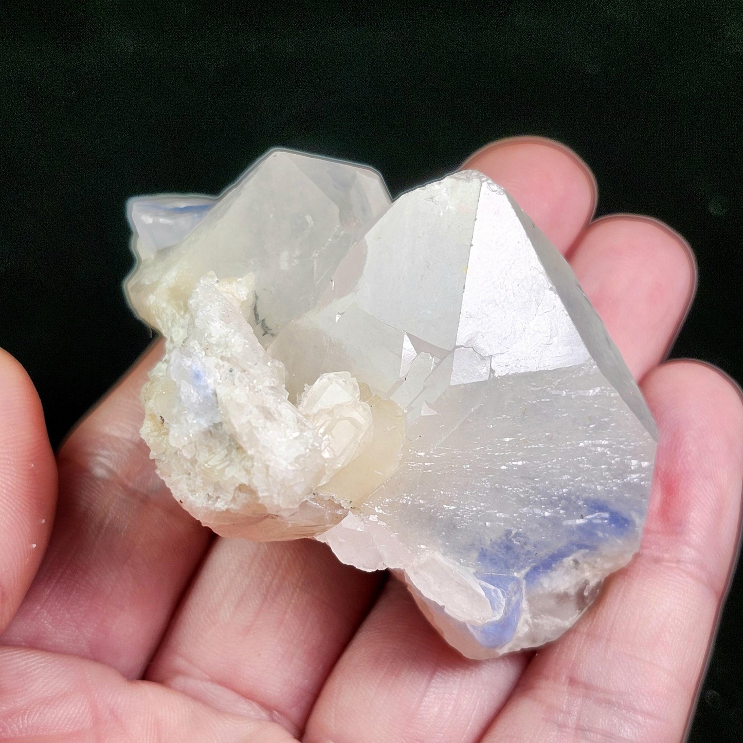 Fibrous Periwinkle Dumortierite Crystal