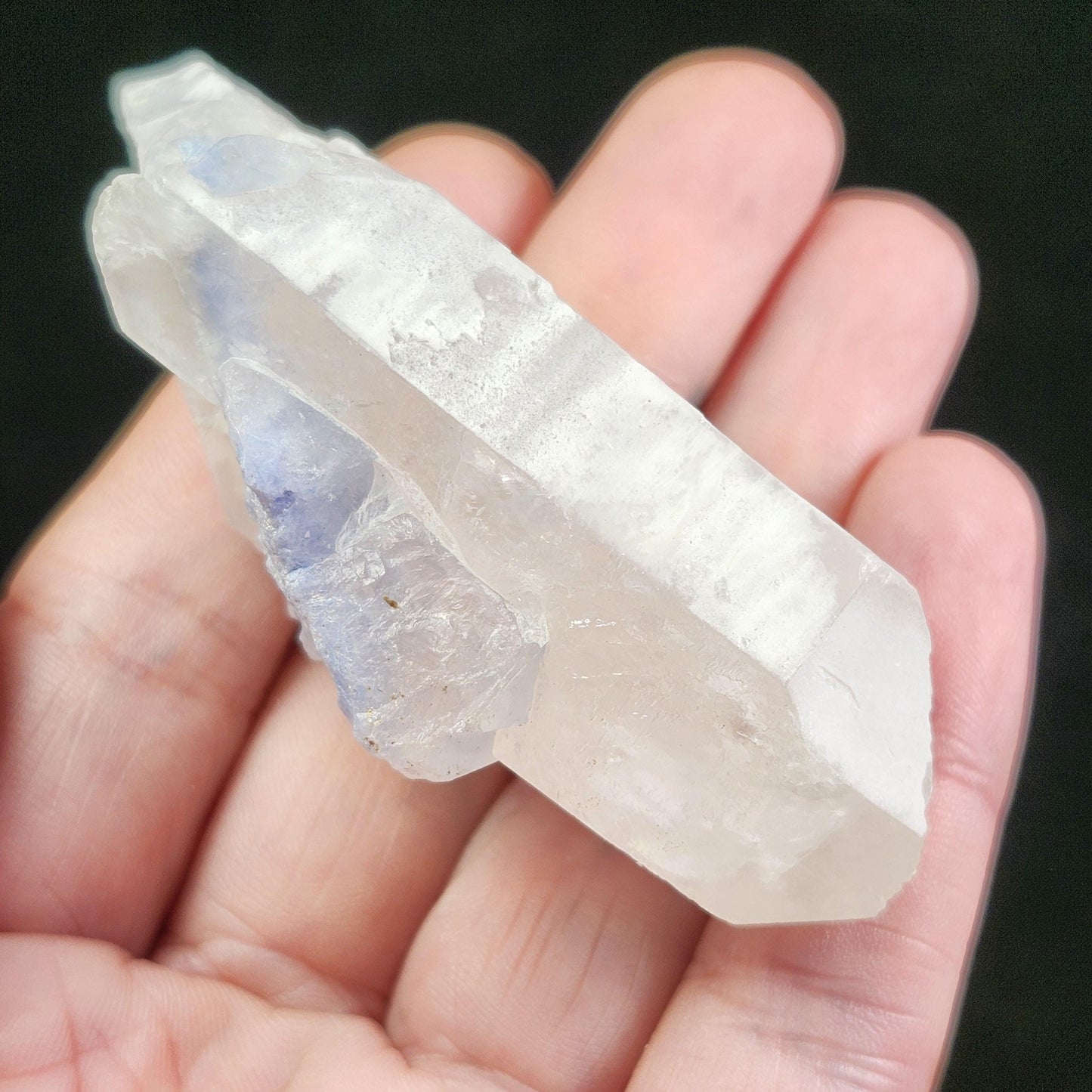 Fibrous Periwinkle Dumortierite Crystal