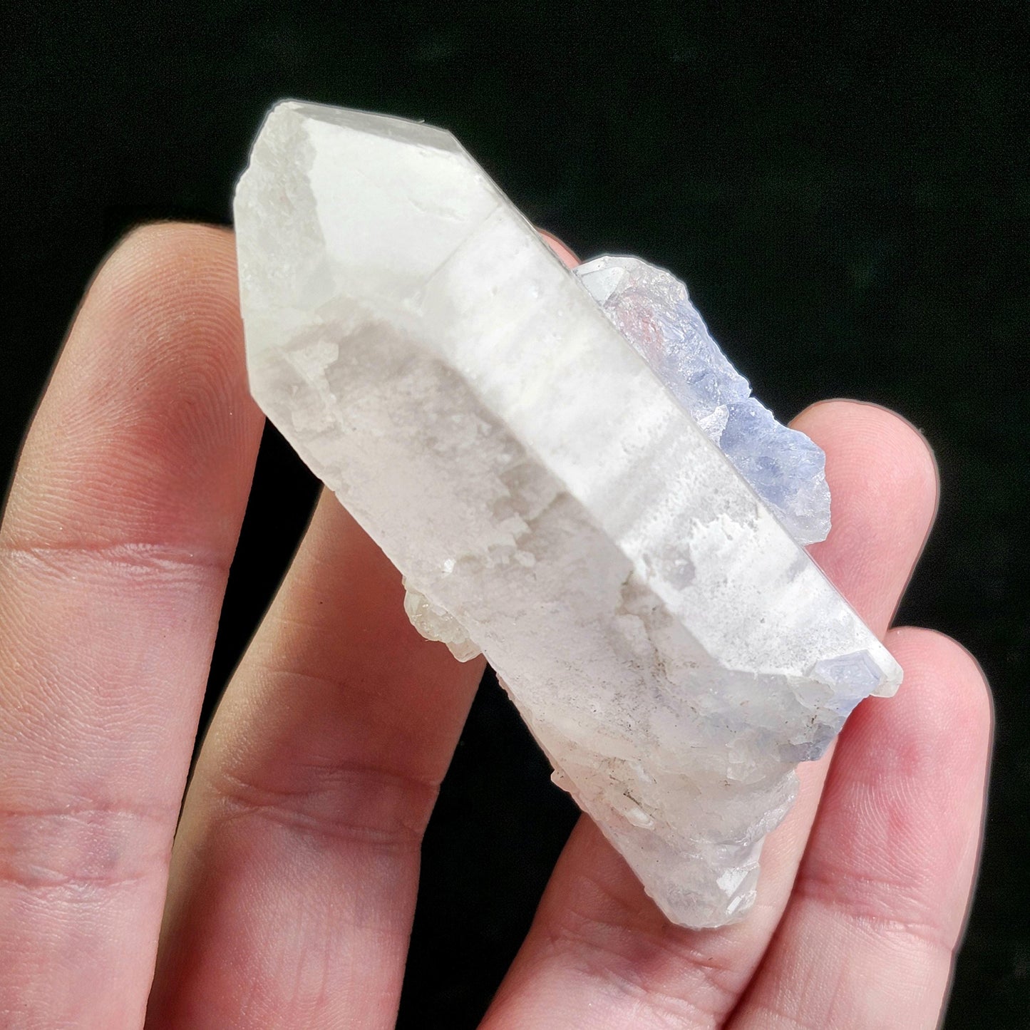 Fibrous Periwinkle Dumortierite Crystal