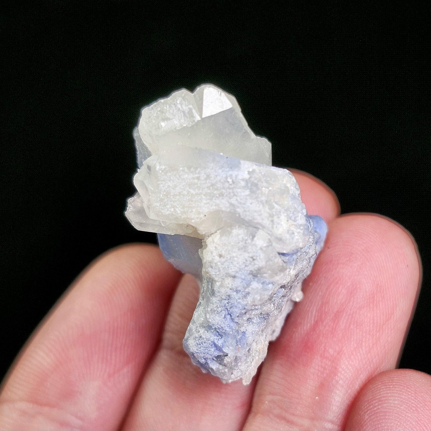 Fibrous Periwinkle Dumortierite Crystal