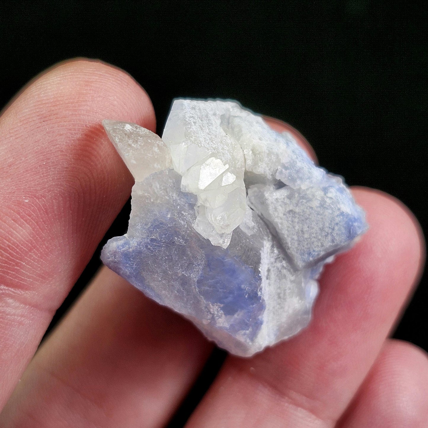 Fibrous Periwinkle Dumortierite Crystal