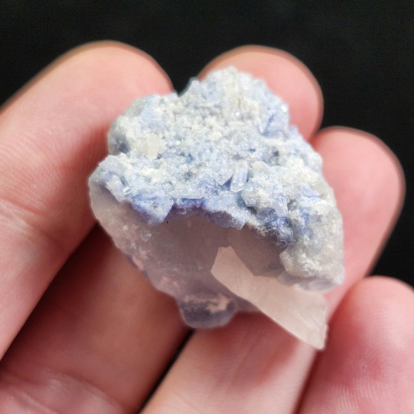 Fibrous Periwinkle Dumortierite Crystal