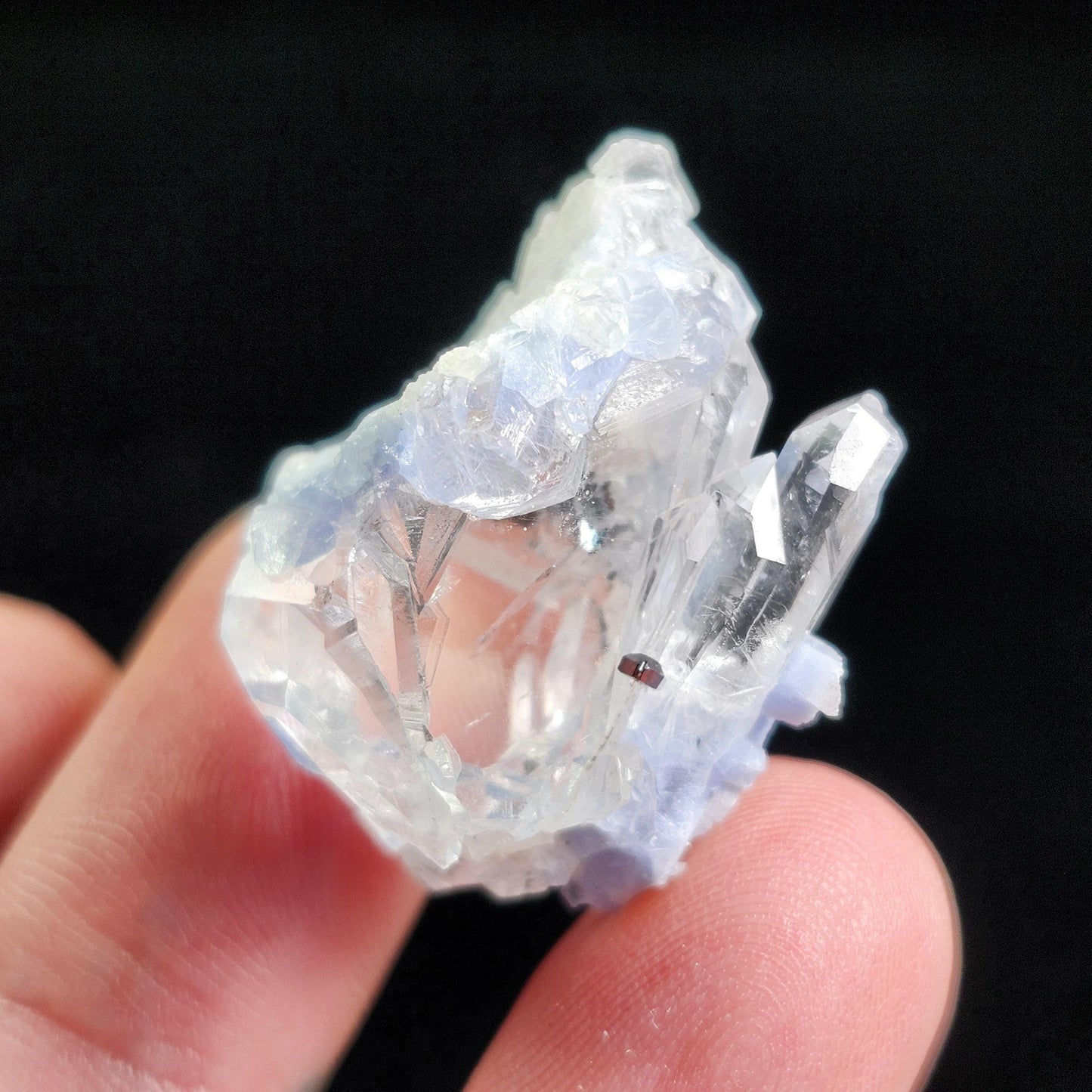 Fibrous Periwinkle Dumortierite Crystal