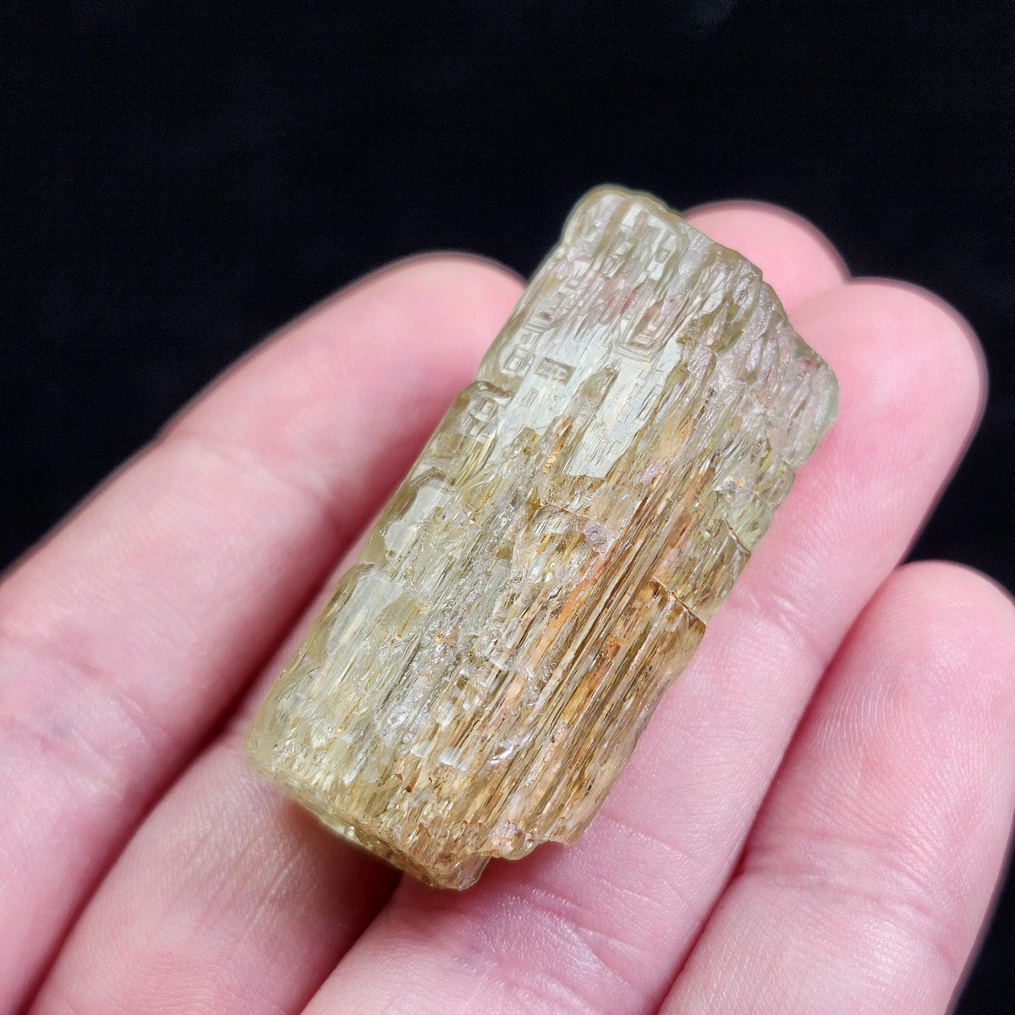 Golden Heliodor Crystal