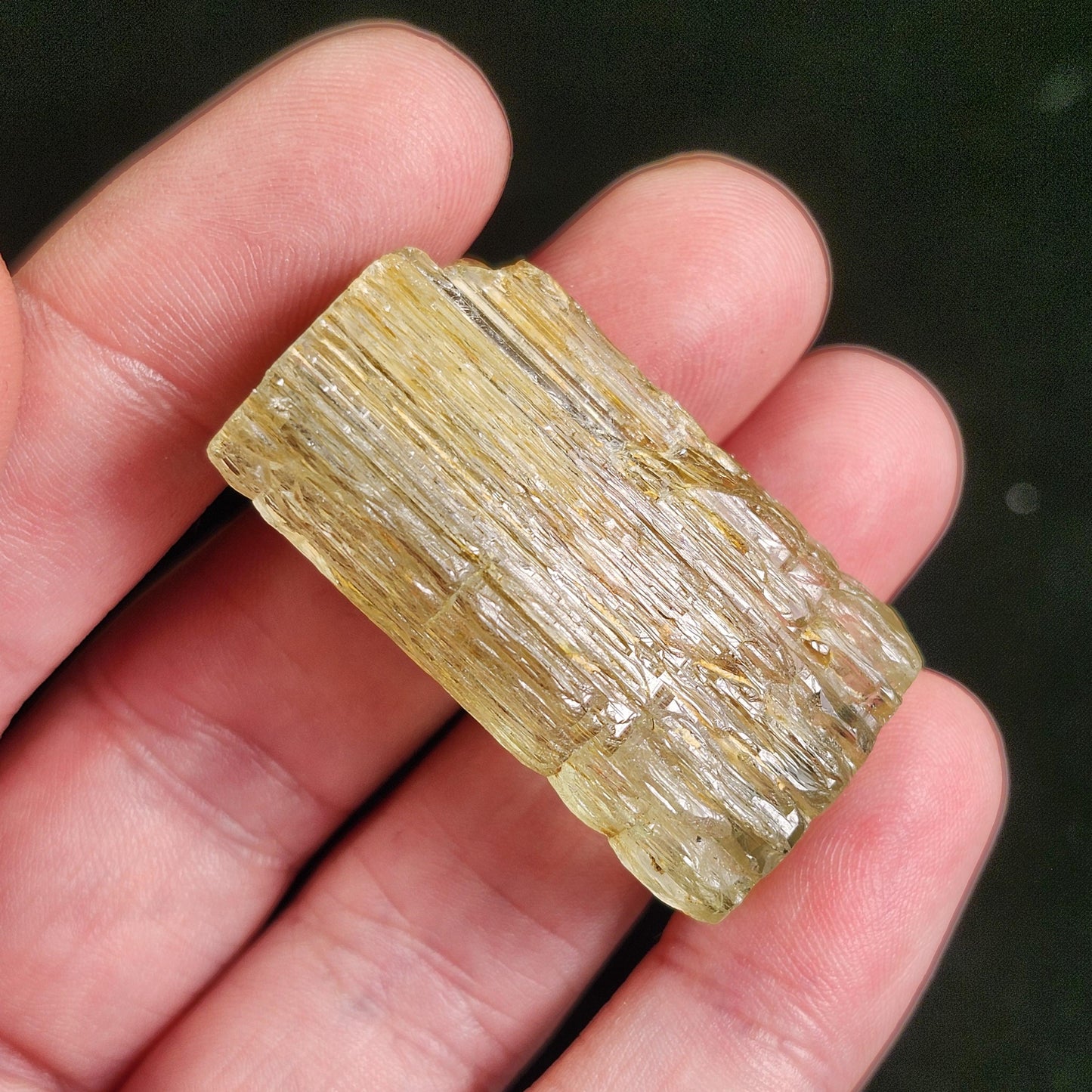 Golden Heliodor Crystal