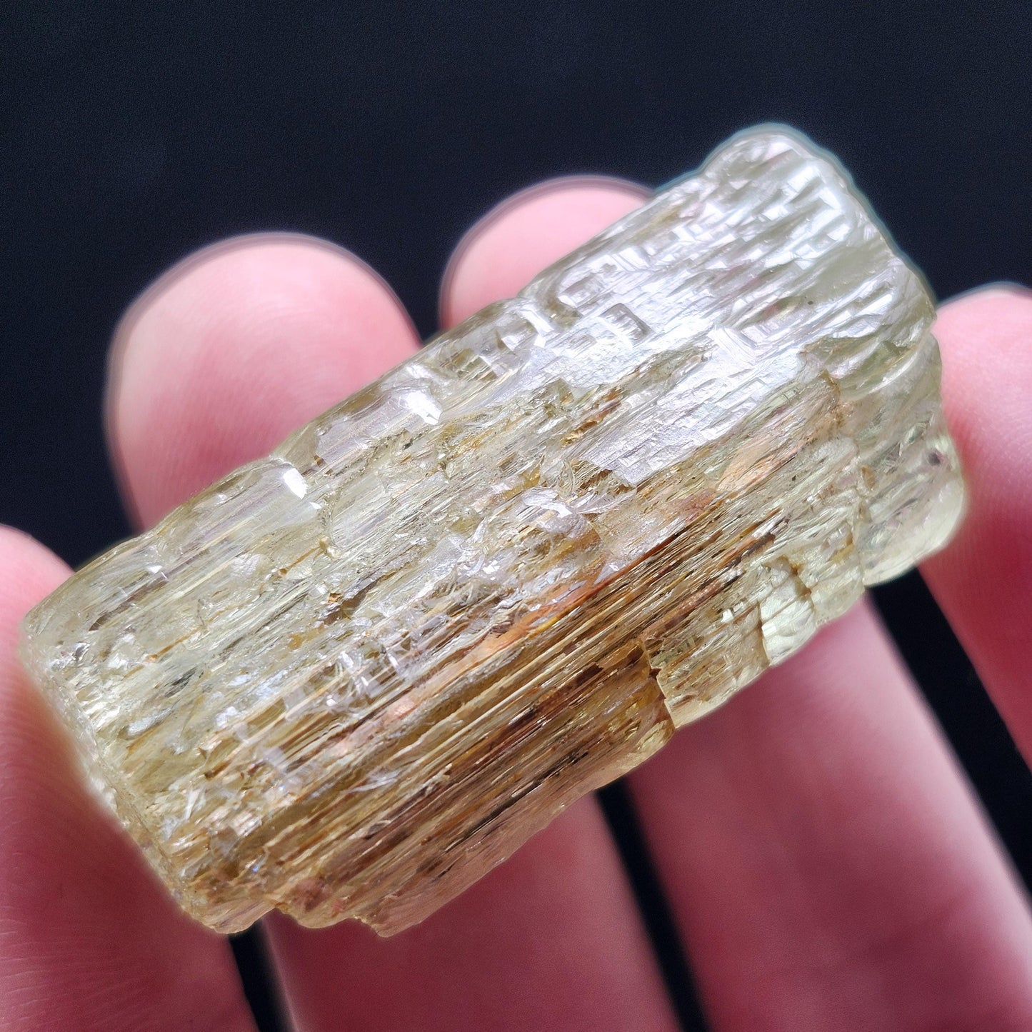 Golden Heliodor Crystal