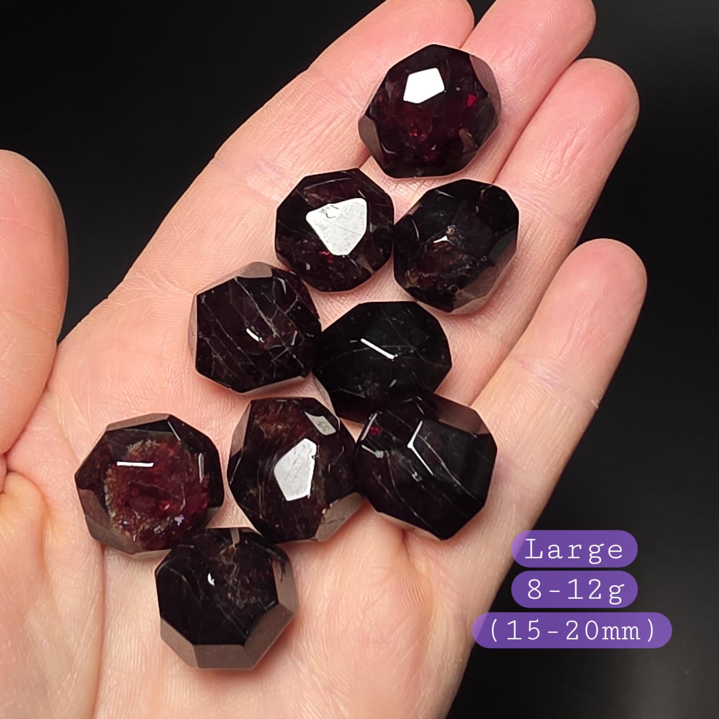 Red Garnet Crystal