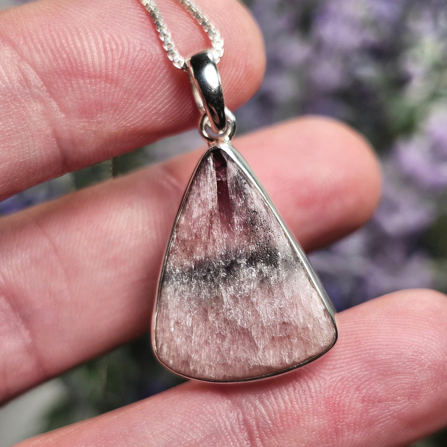 Mushroom Tourmaline Pendant