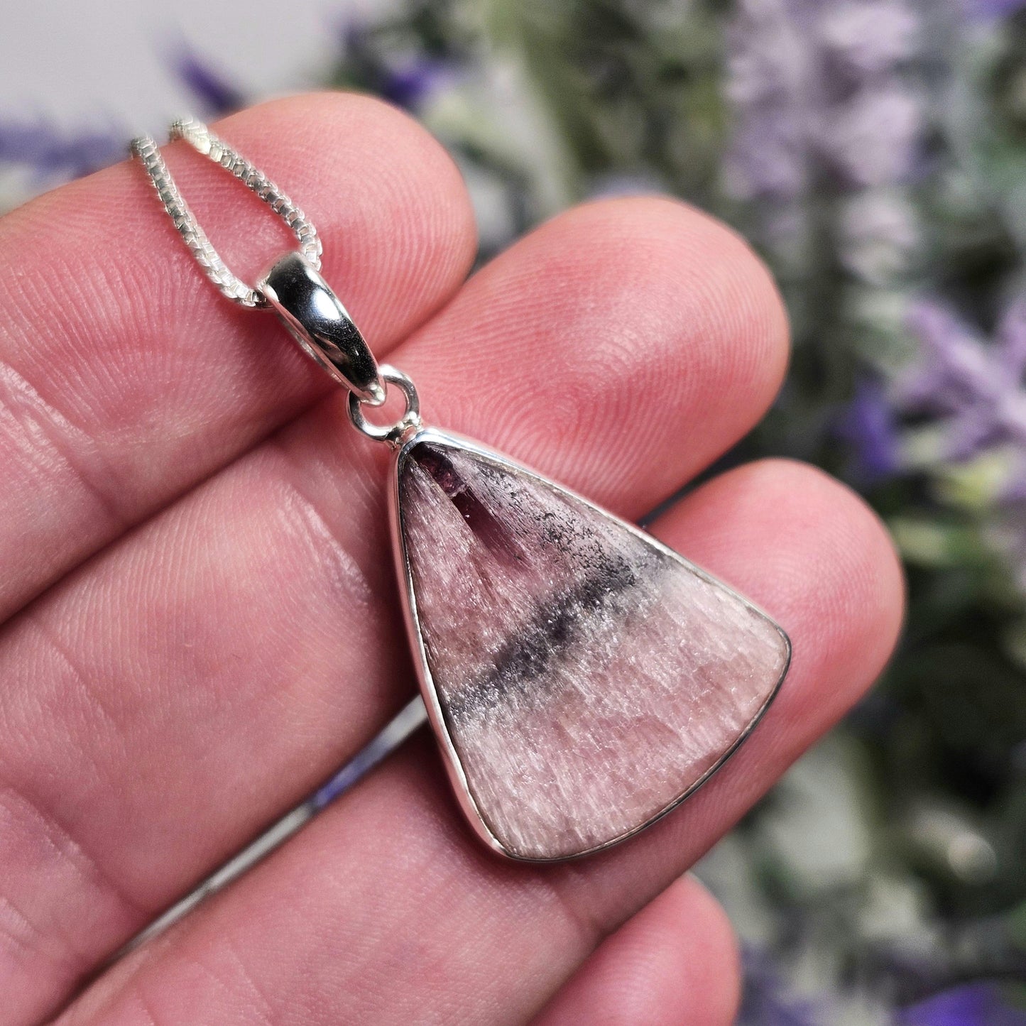 Mushroom Tourmaline Pendant