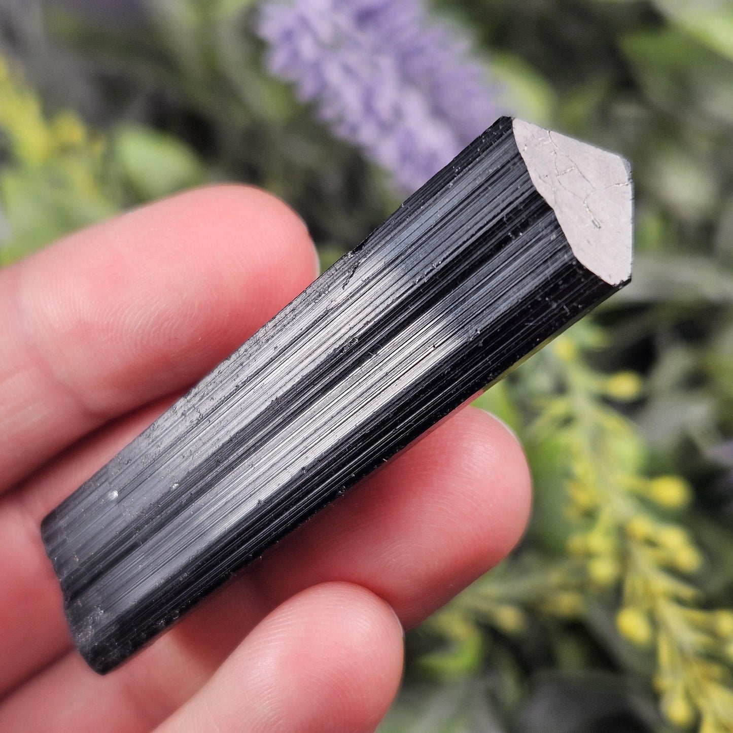 Terminated Black Tourmaline Crystal