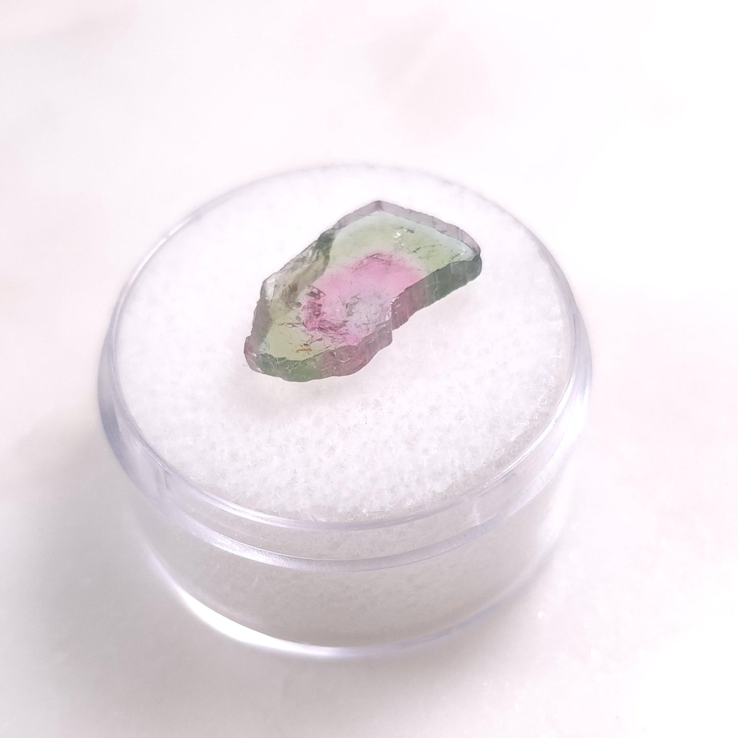 Watermelon Tourmaline Slice
