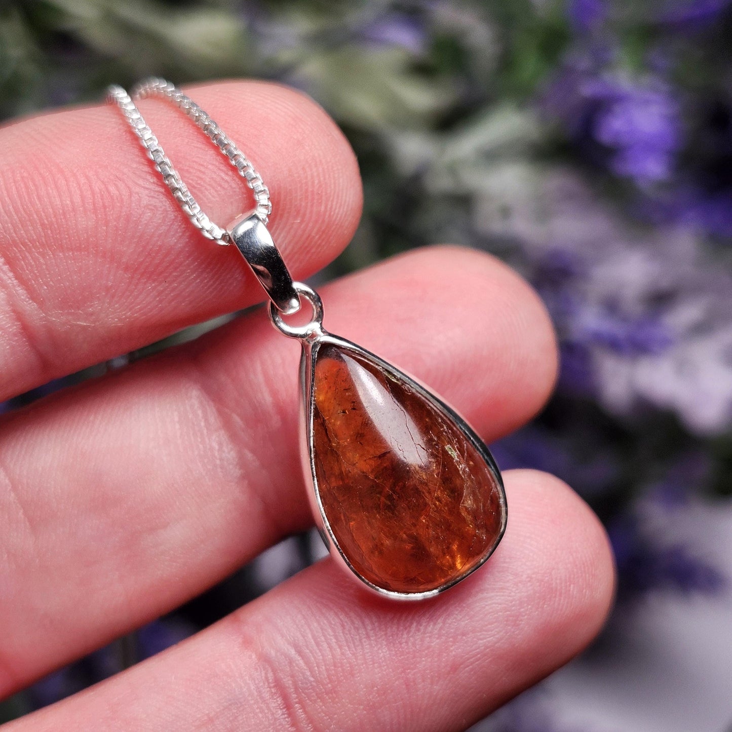 Spessartine Garnet Pendant