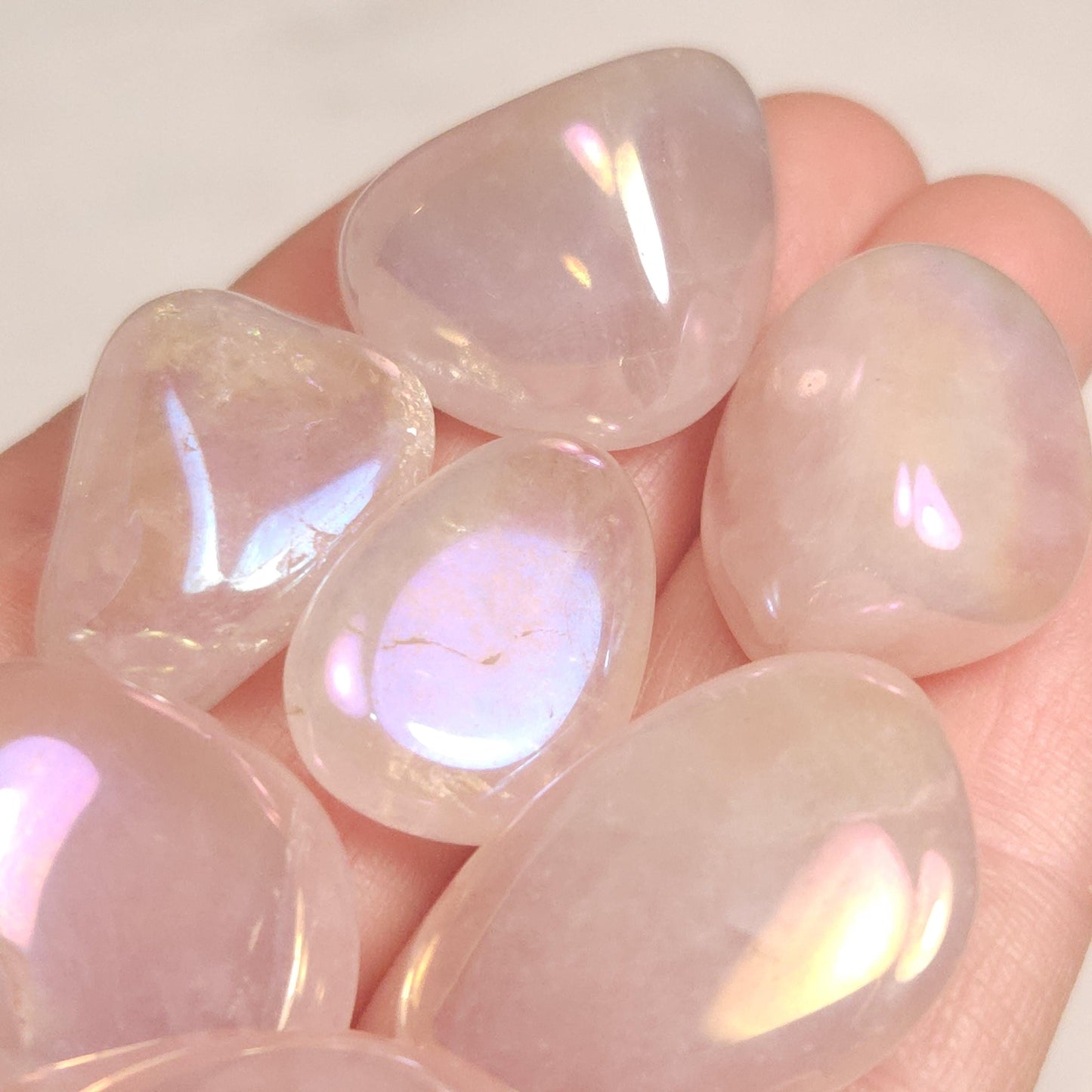 Aura Rose Quartz Crystal