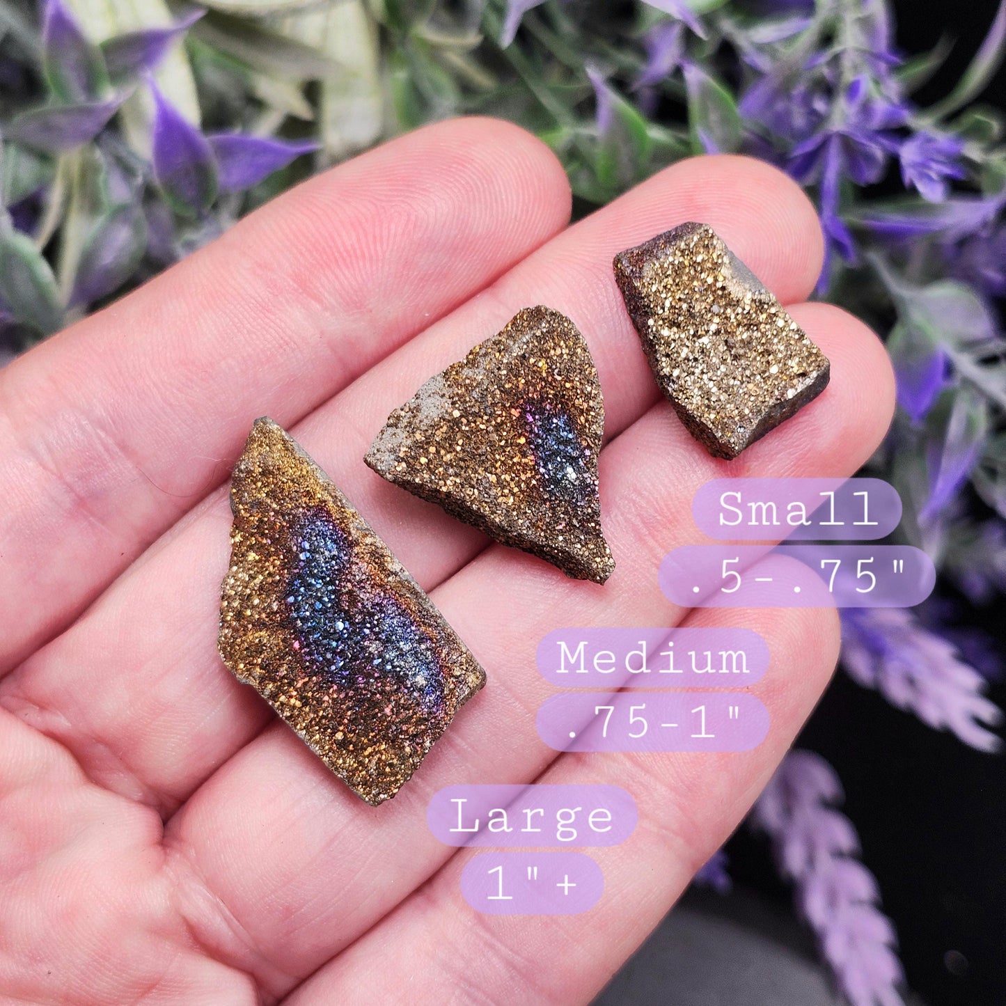 Rainbow Pyrite Specimen