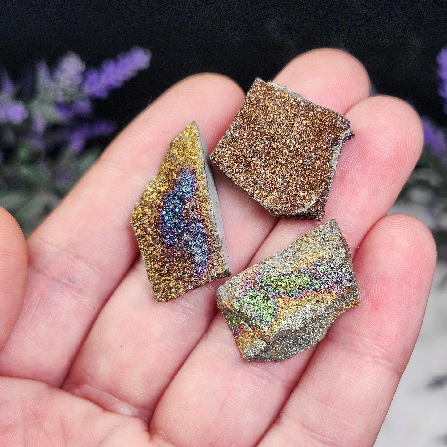 Rainbow Pyrite Specimen