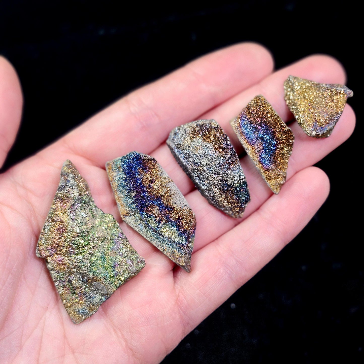 Rainbow Pyrite Specimen