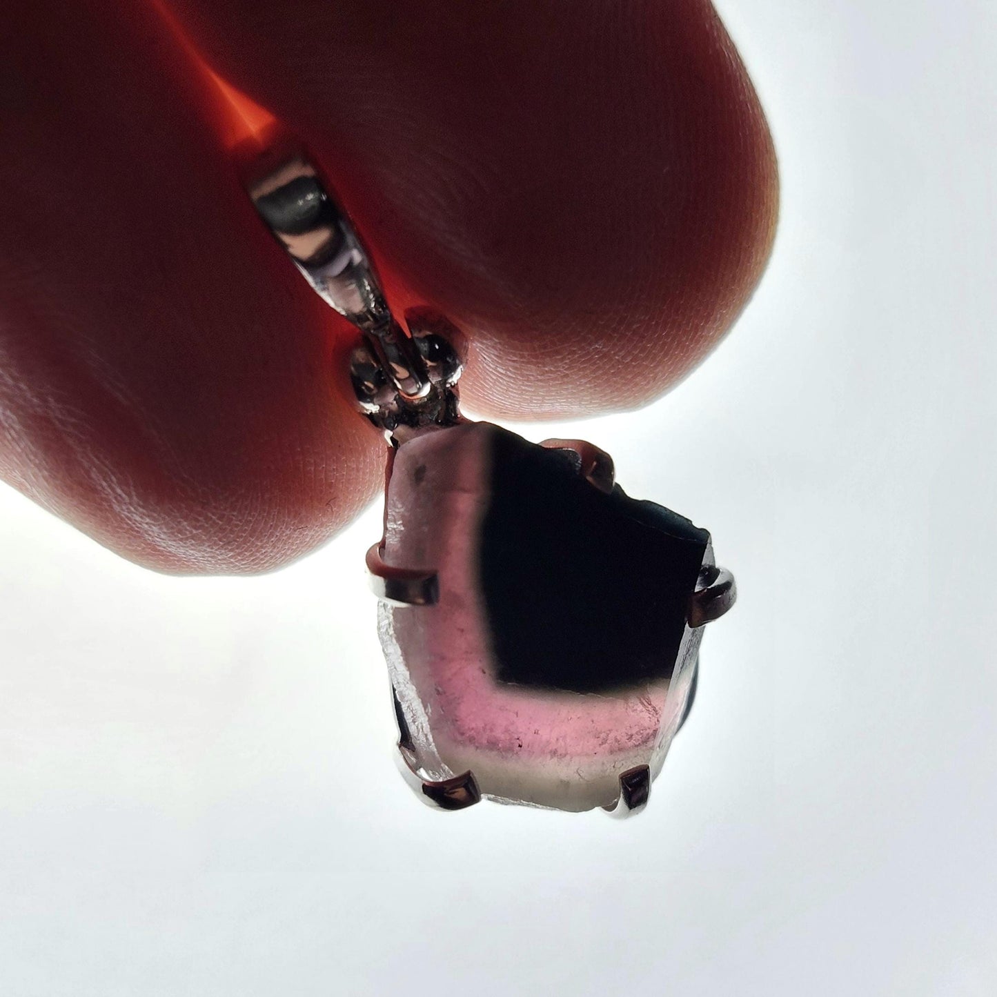 Watermelon Tourmaline Pendant