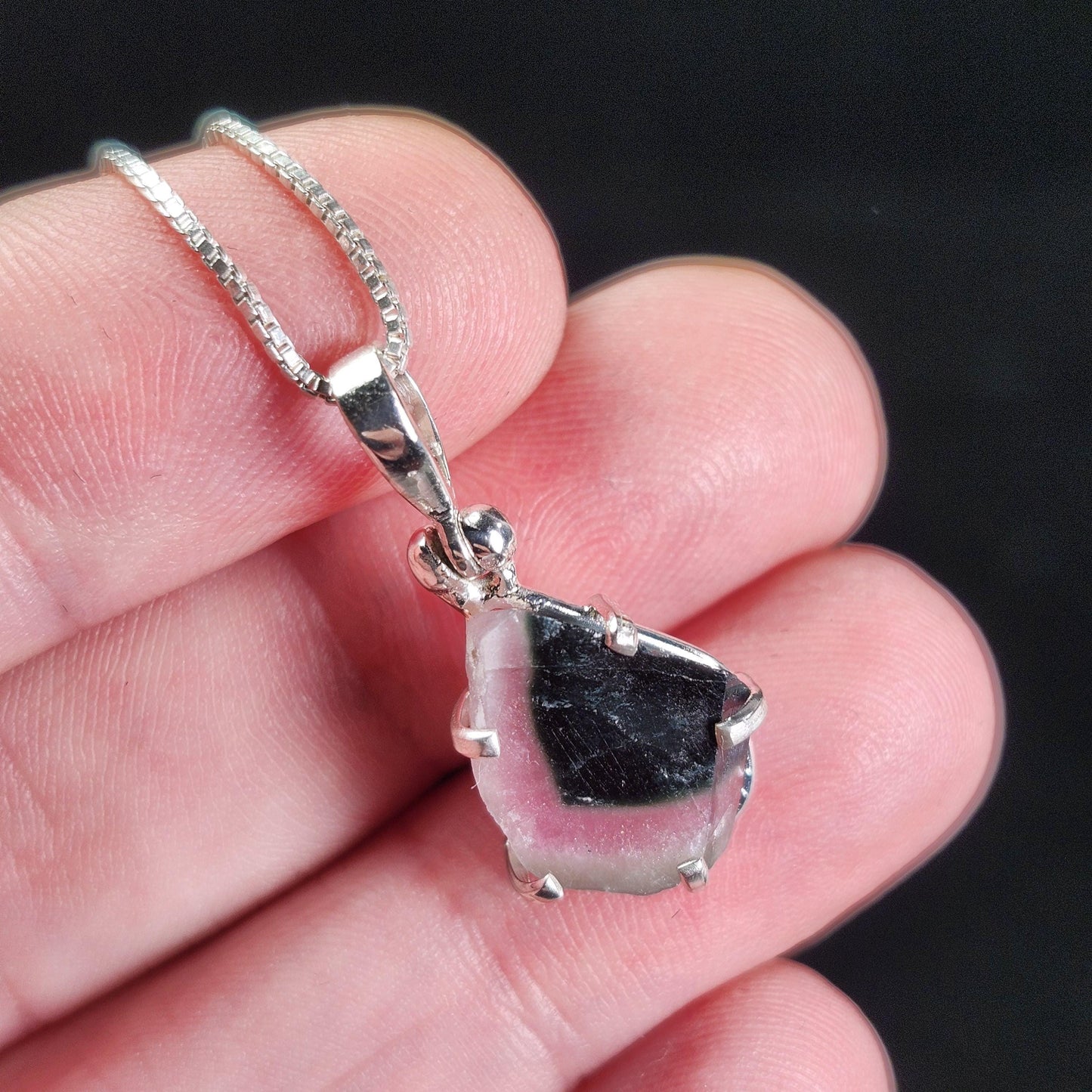 Watermelon Tourmaline Pendant
