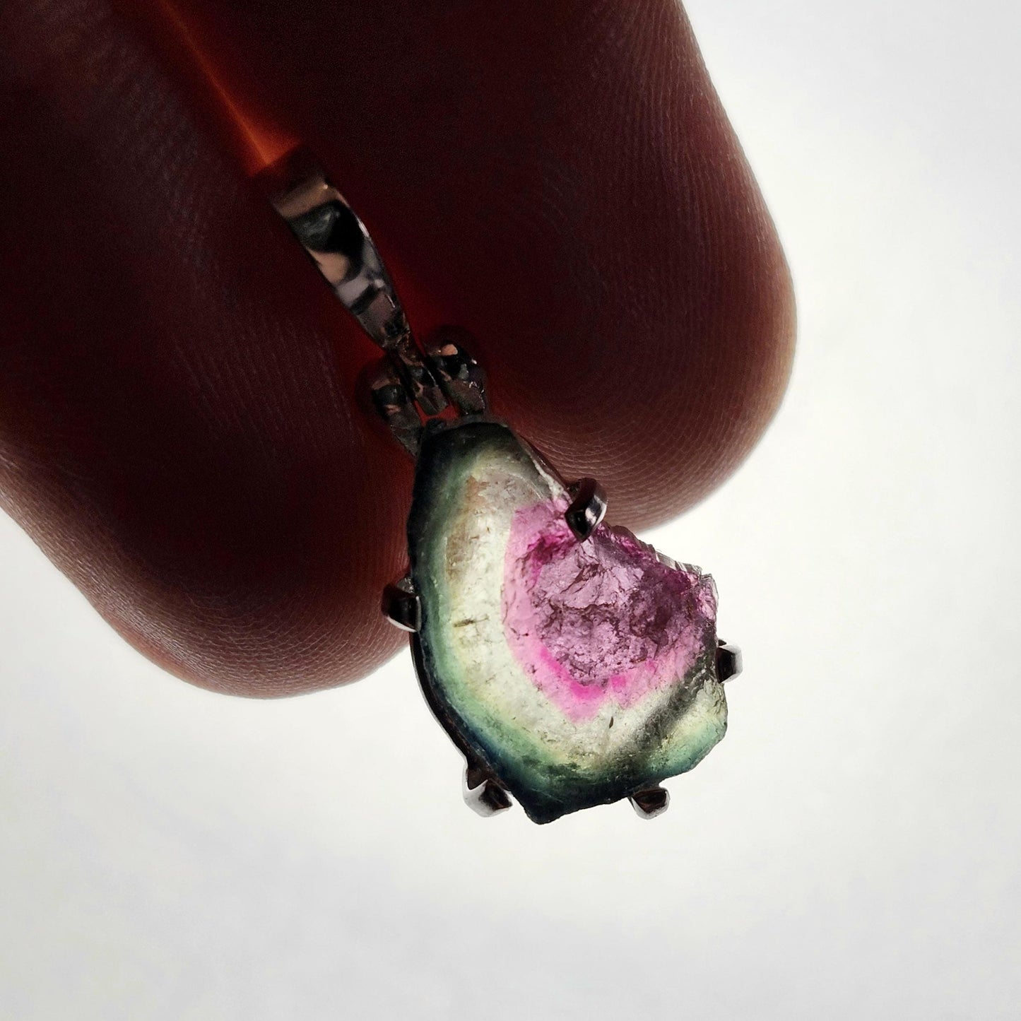 Watermelon Tourmaline Pendant